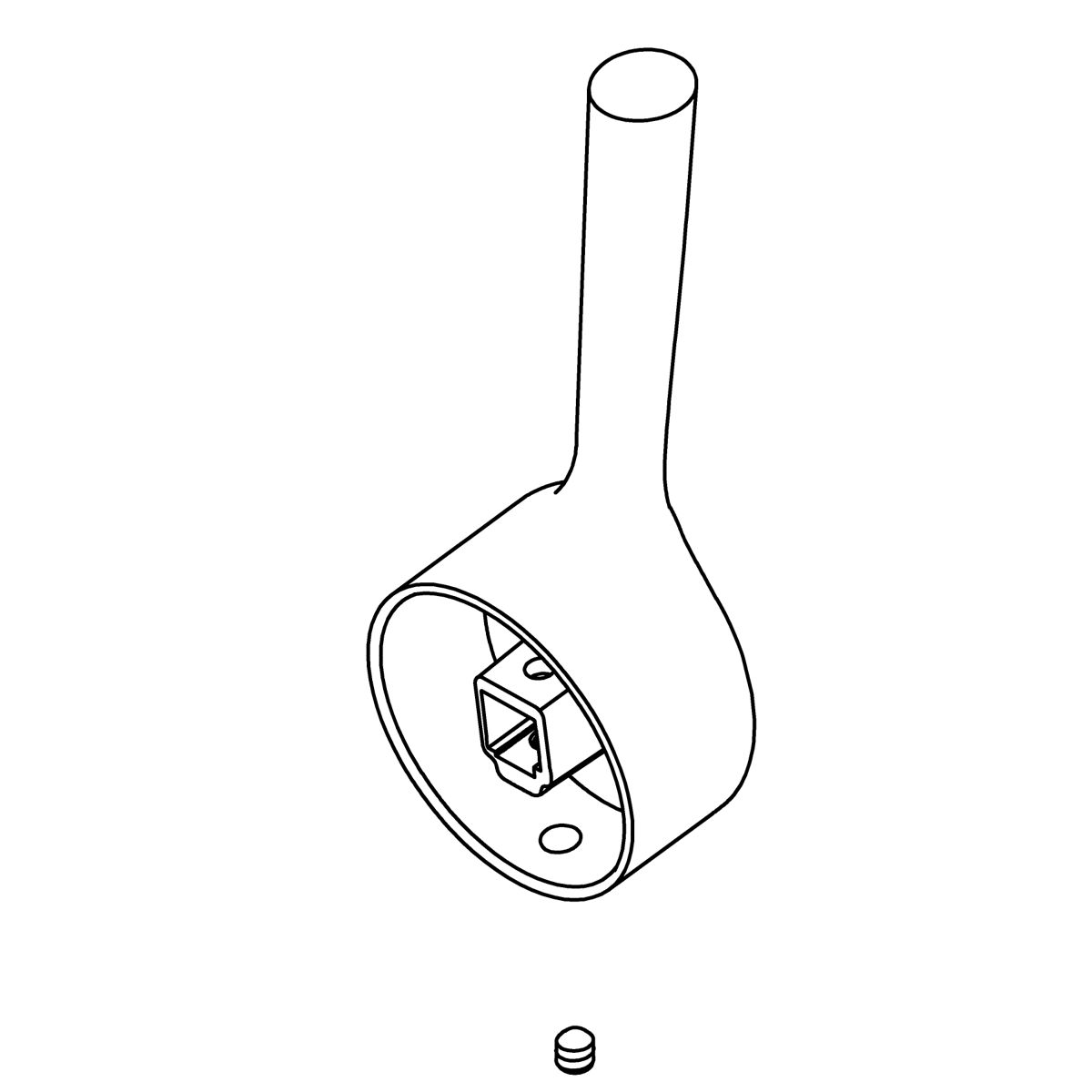 Kohler Genuine Parts Handle Assembly - Vibrant Stainless Steel