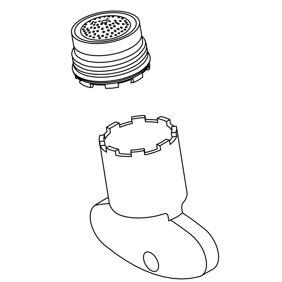 Kohler Genuine Parts Aerator_0.5gpm_m16.5