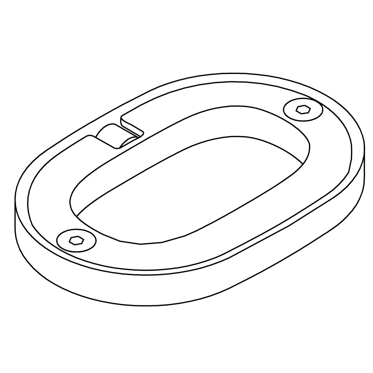 Kohler Genuine Parts Asm,escutcheon,ceiling Mount - Polished Chrome