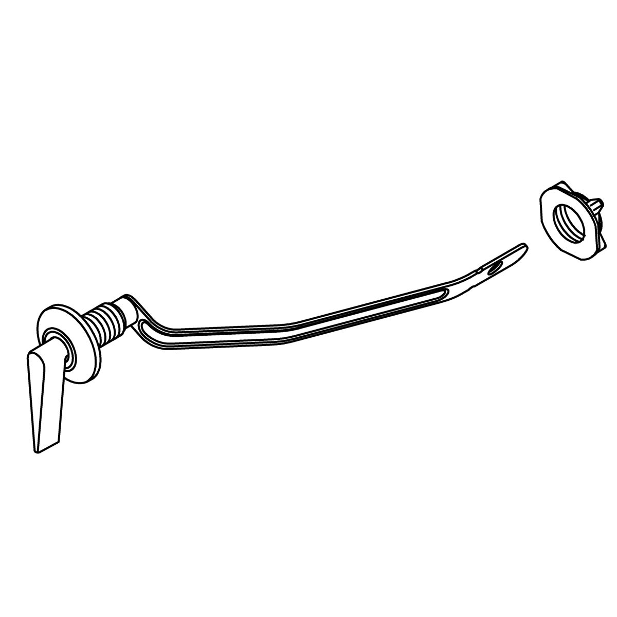Kohler Genuine Parts TRIP Lever KIT - Polished Chrome