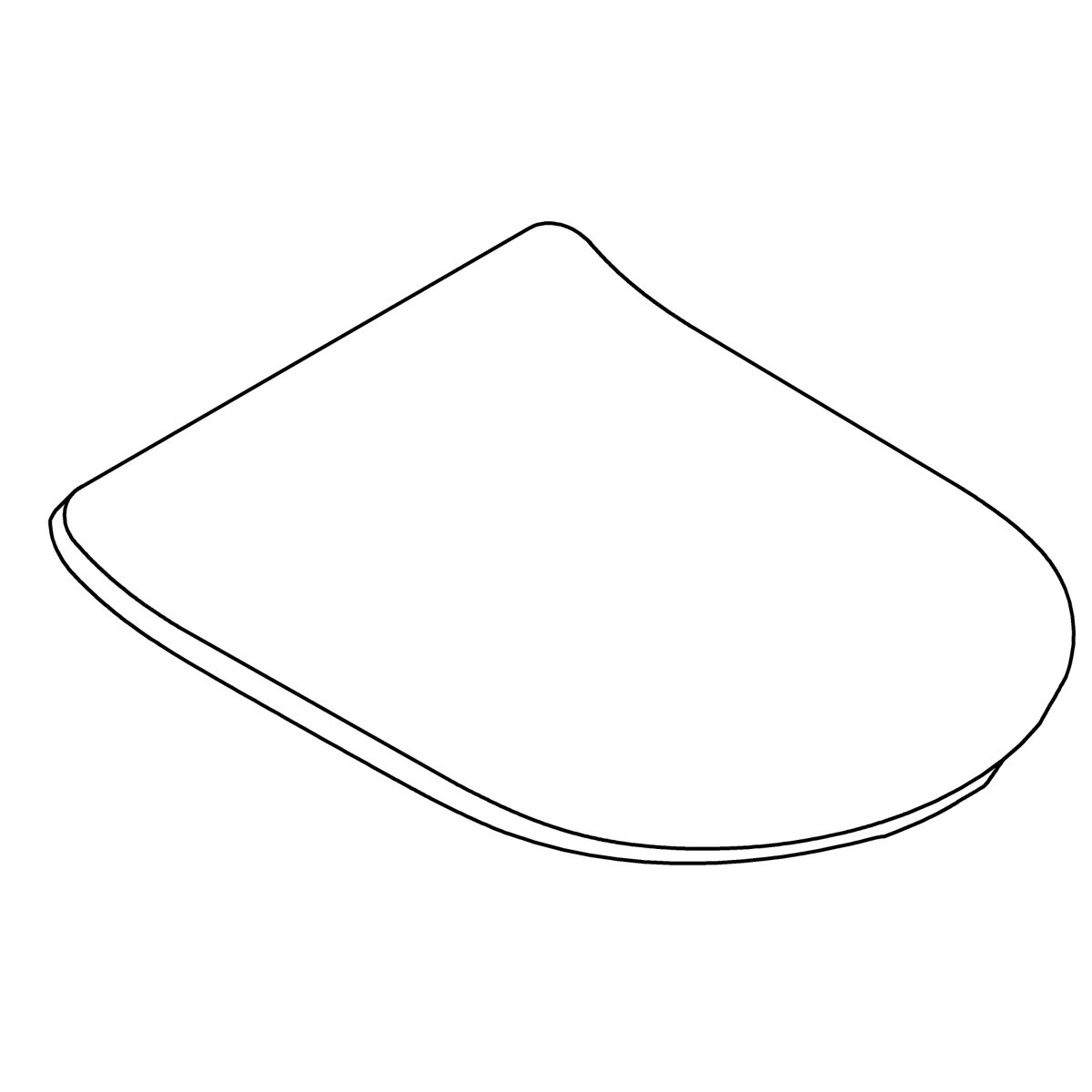 Kohler Genuine Parts Brazn QC SEAT - Honed Black