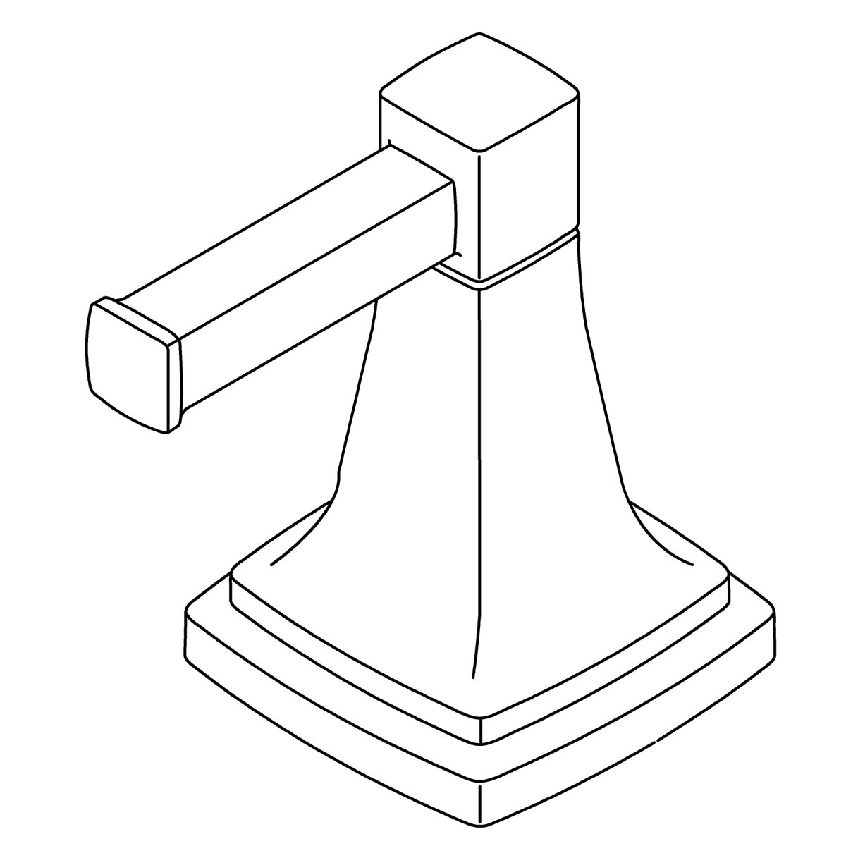 Kohler Genuine Parts Handle Assembly, Lever - Polished Chrome