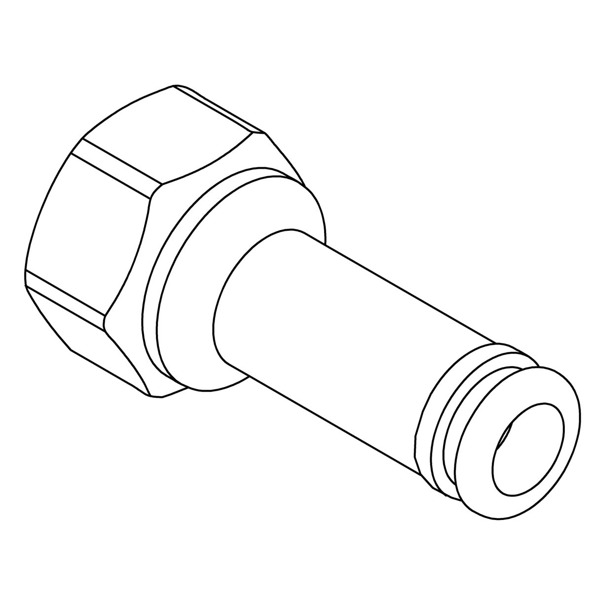 Kohler Genuine Parts Adapter, In-wall Shower Supply