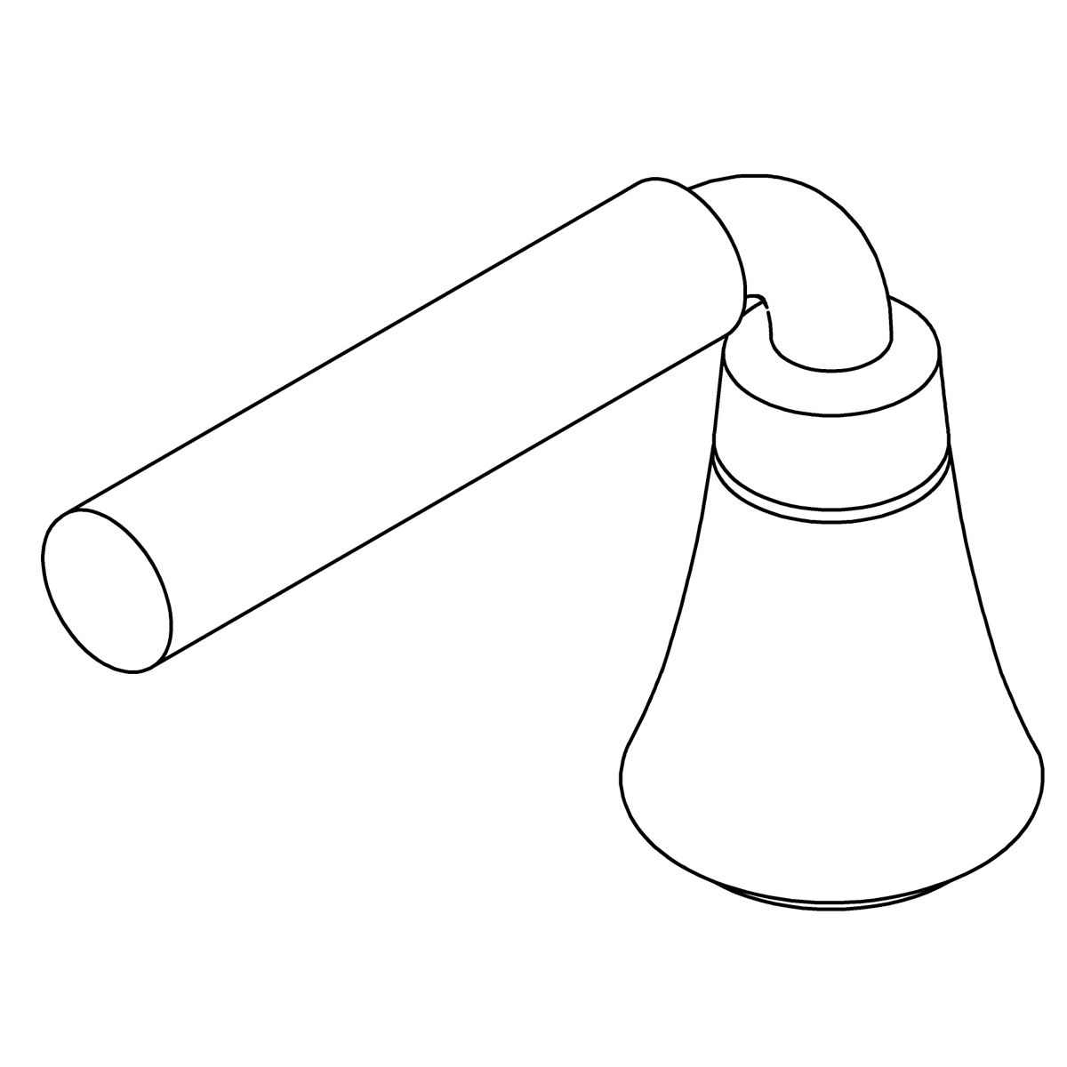 Kohler Genuine Parts Handle Assembly, Lever - Matte Black
