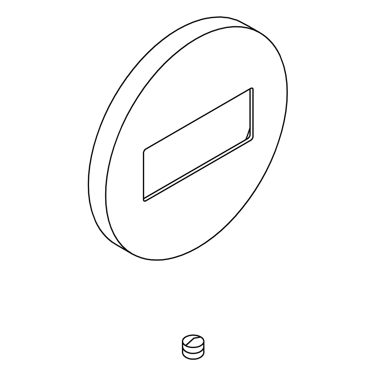 Kohler Genuine Parts Escutcheon KIT - Matte Black