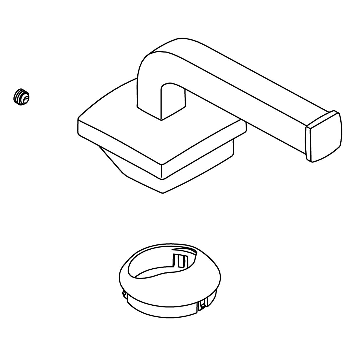 Kohler Genuine Parts Handle KIT - Polished Nickel