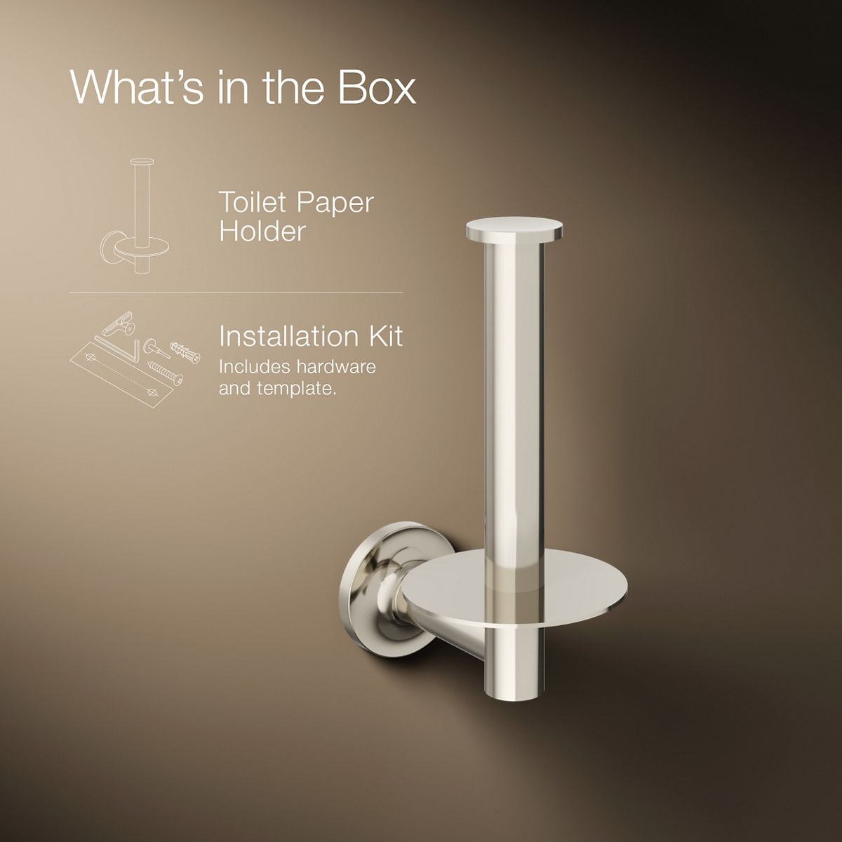 Purist Toilet Paper Holder | K-14444 | KOHLER