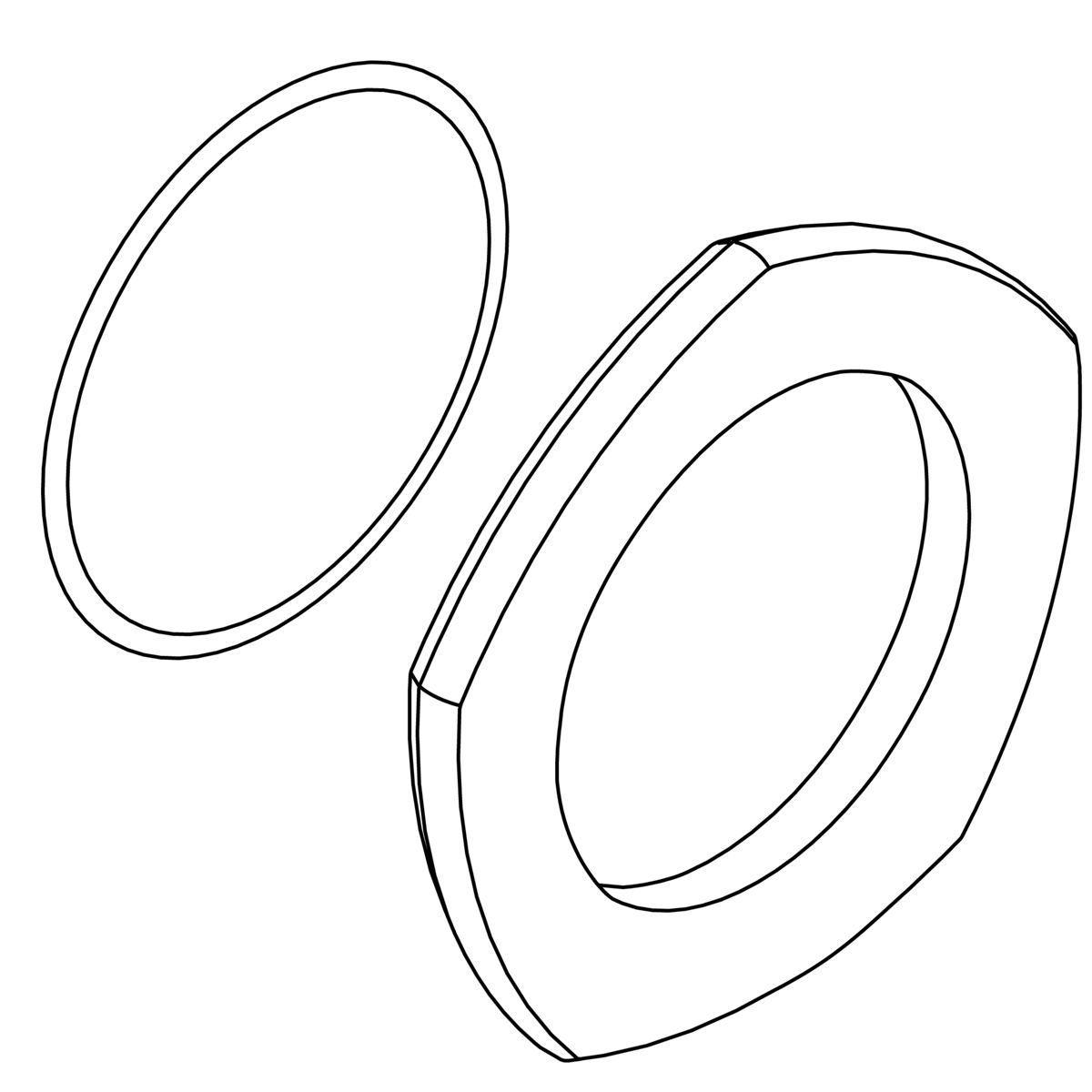 3/4 view of product