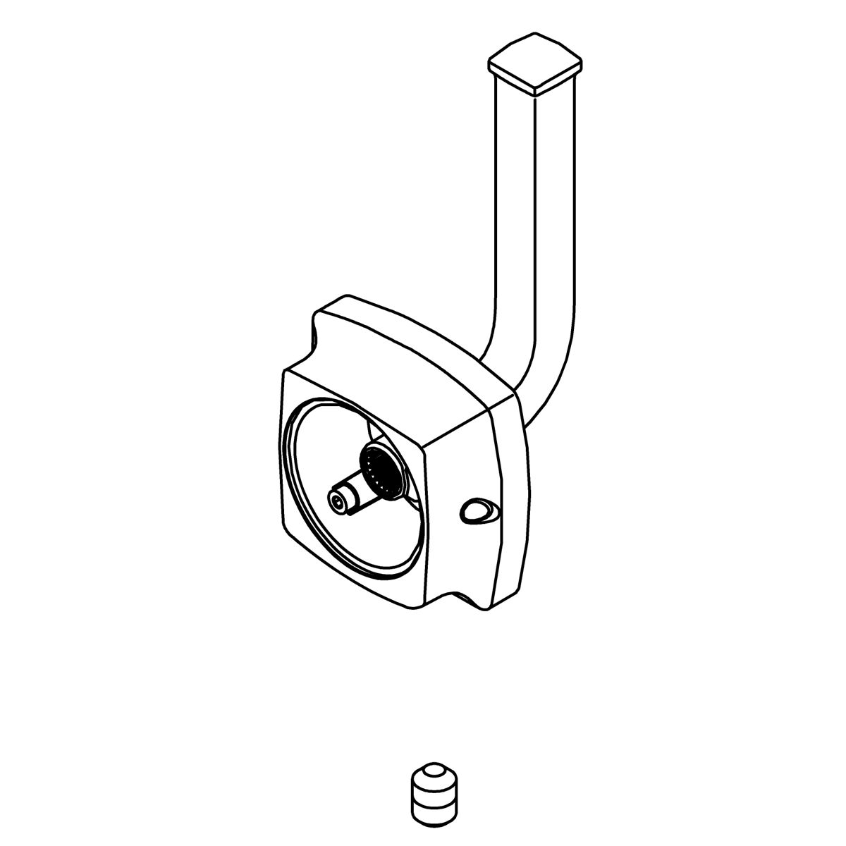Kohler Genuine Parts Handle, Assembly - Vibrant Brushed Nickel