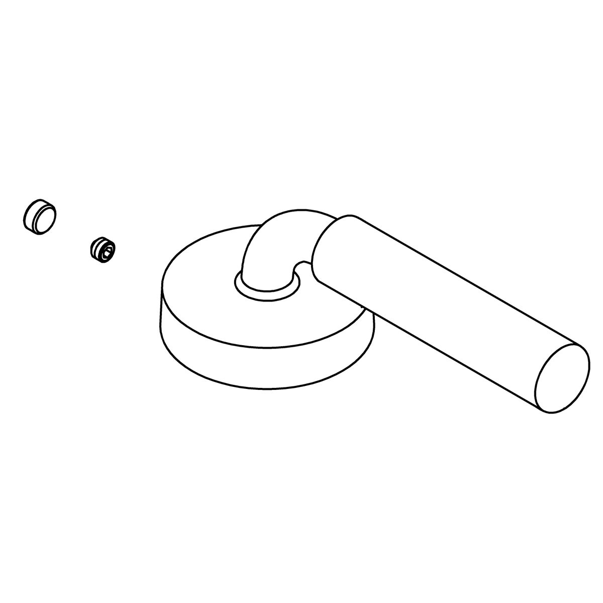Kohler Genuine Parts Handle KIT - Polished Chrome