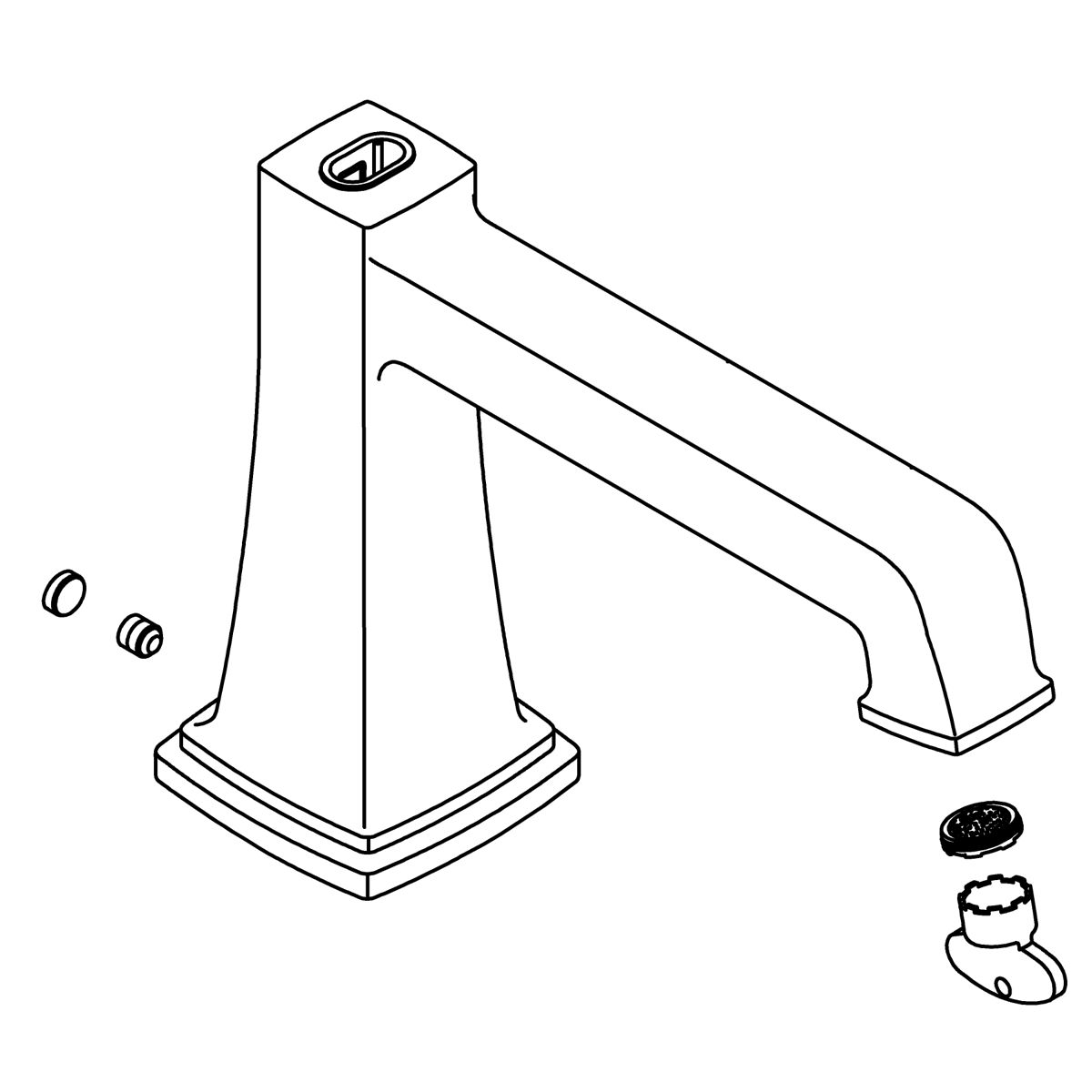 Kohler Genuine Parts Spout KIT - Vibrant Brushed Nickel