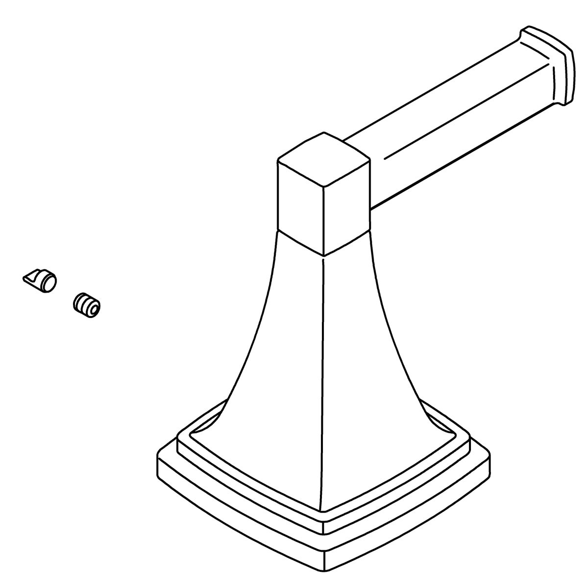 Kohler Genuine Parts Handle KIT - Vibrant Brushed Nickel