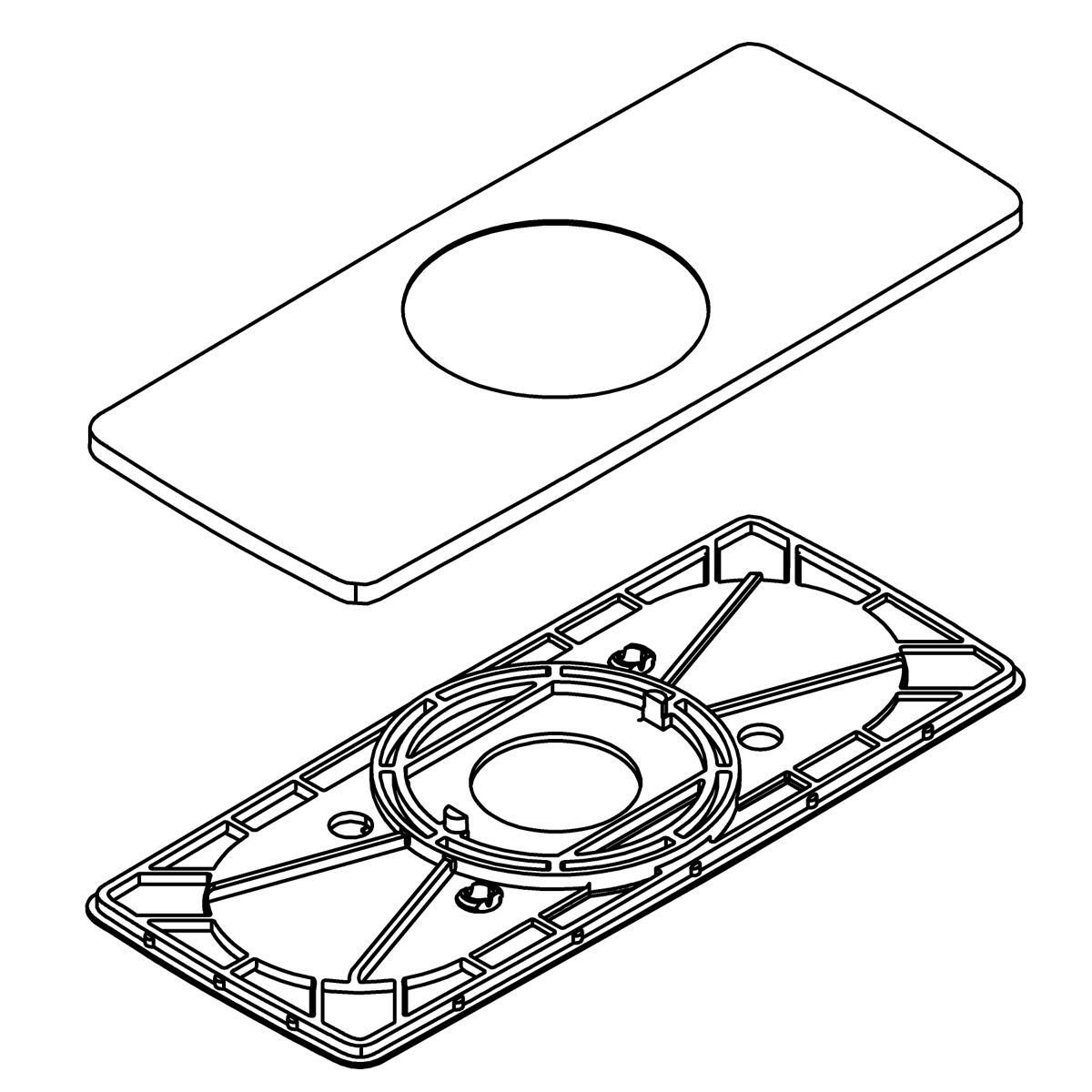 Kohler Genuine Parts Escutcheon KIT - Polished Nickel