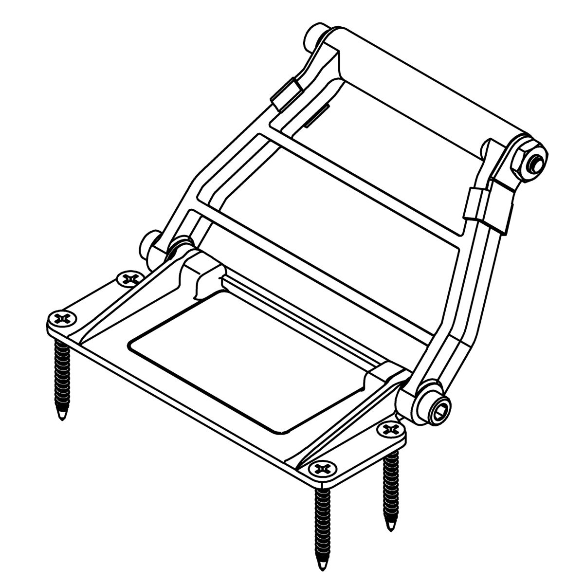 Kohler Genuine Parts SUB Floor Bracket Service Kit-2.5