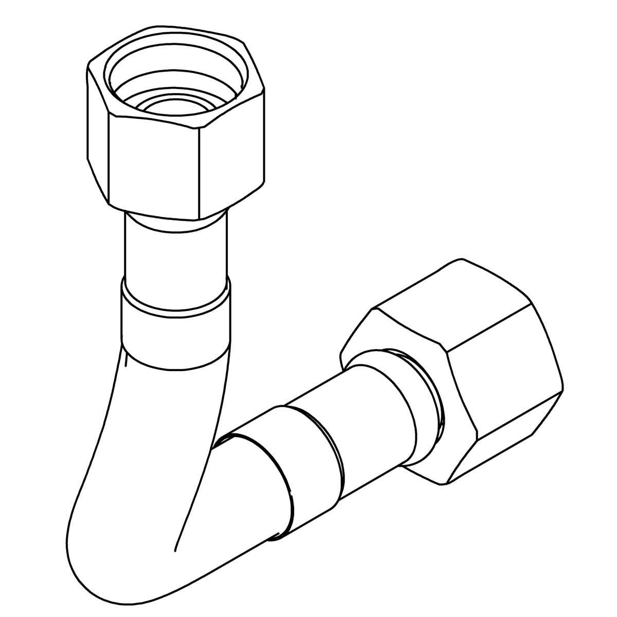 Kohler Genuine Parts Hose, .375 COMP X 7.50, Silicone