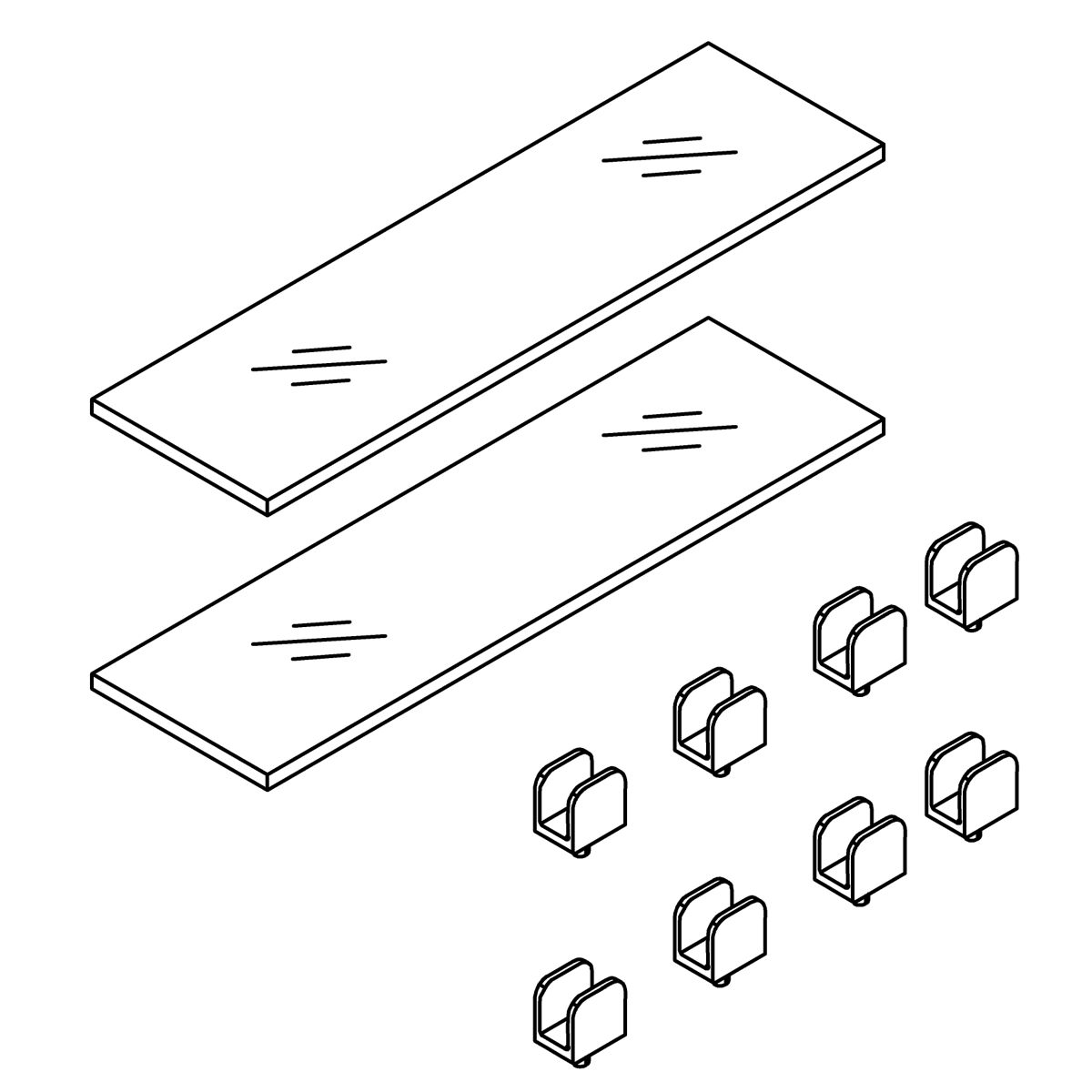 Kohler Genuine Parts Service KIT, 16 Shelf WITH C Clips