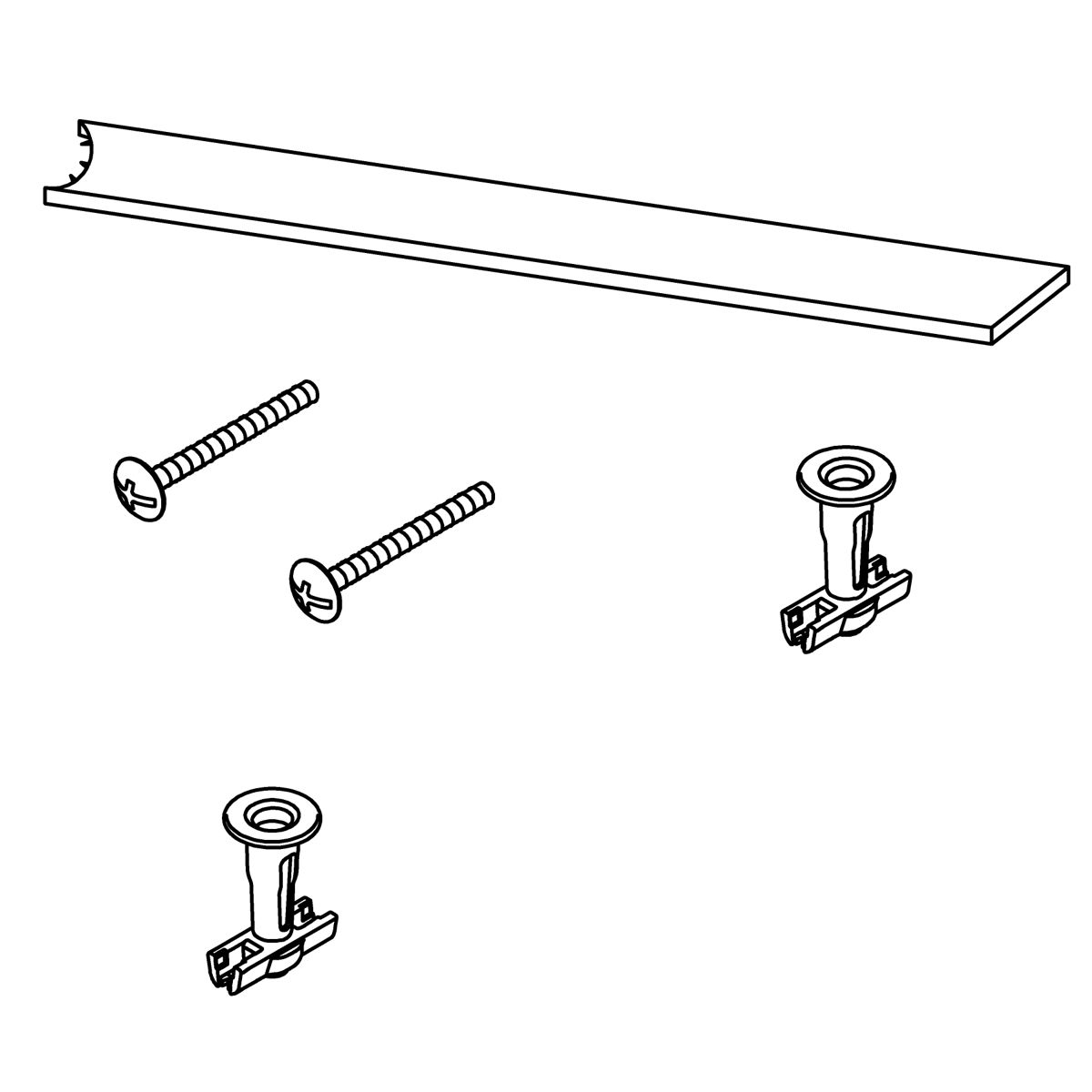 Kohler Genuine Parts Readylatch Anchor KIT