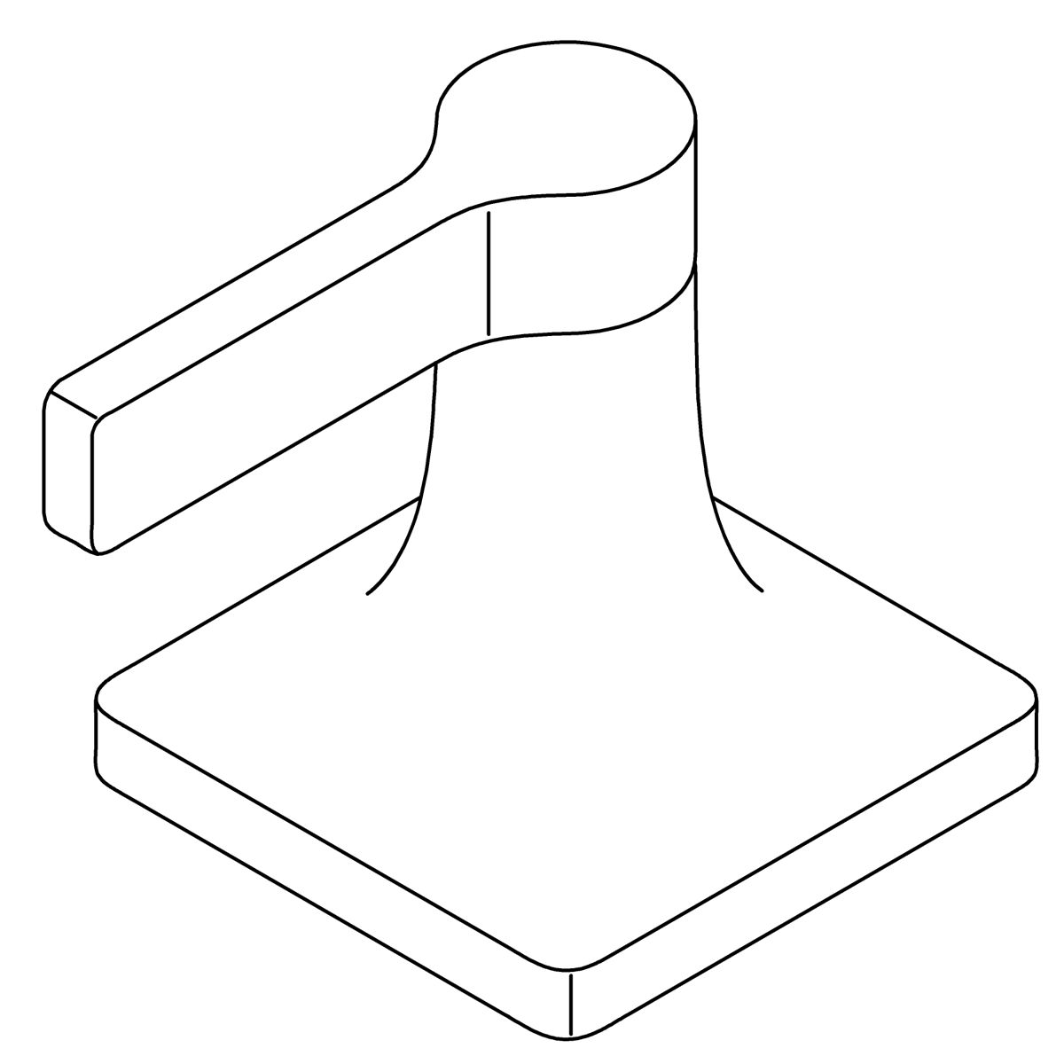 Kohler Genuine Parts Handle Assembly - Polished Chrome