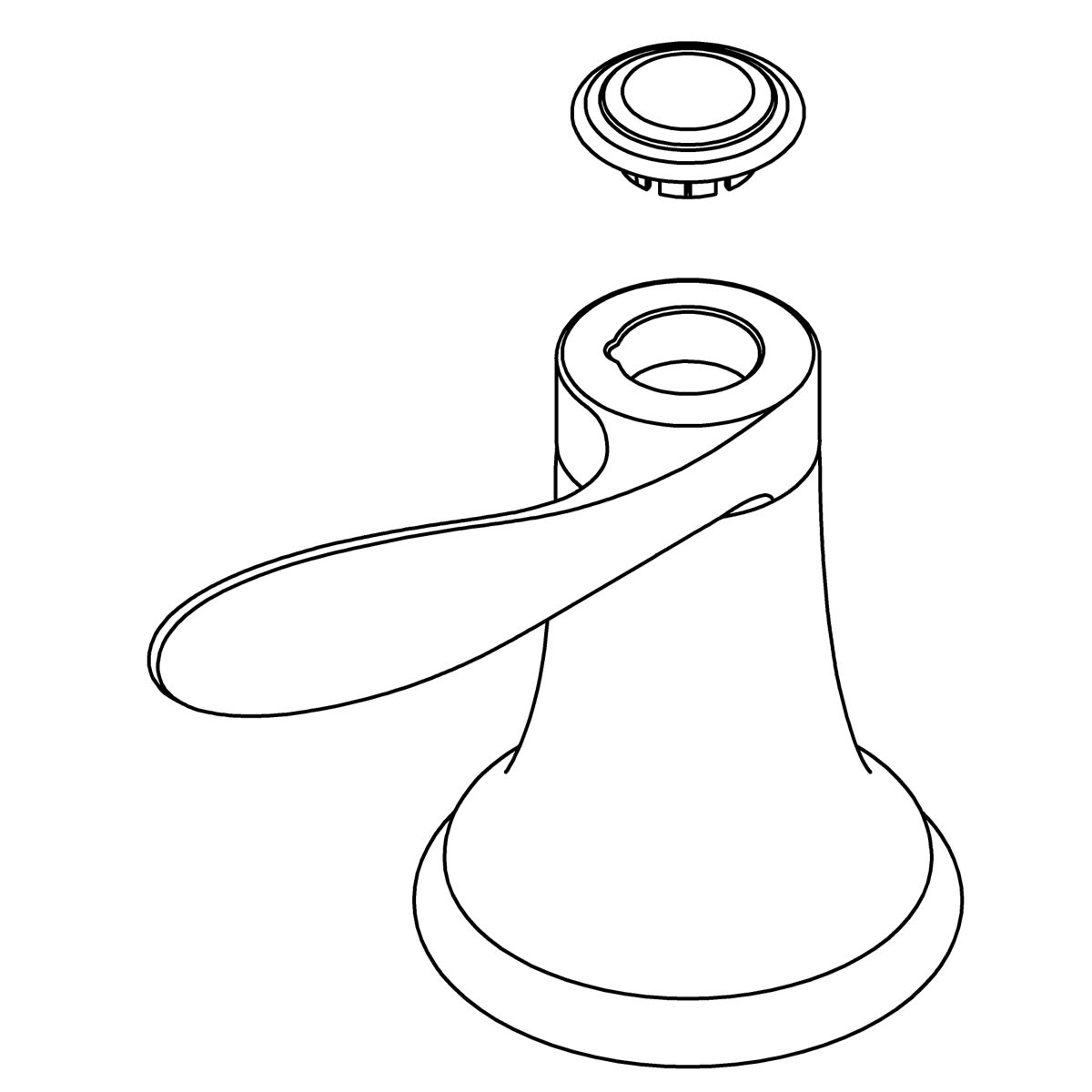Kohler Genuine Parts Handle Assembly, HOT - Vibrant Brushed Nickel