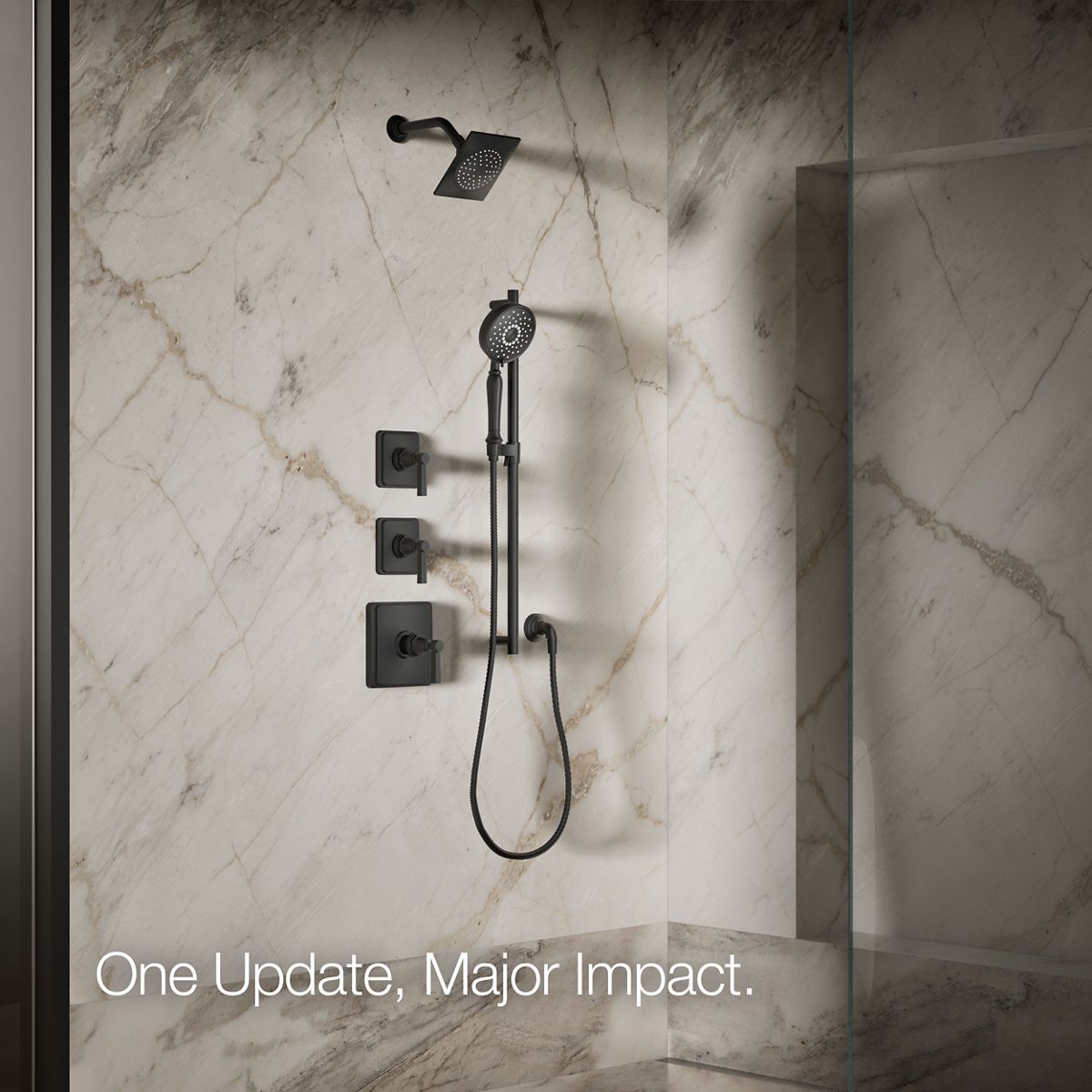 Loure Single-Function Katalyst Showerhead, 2.5 GPM | K-14786 | KOHLER