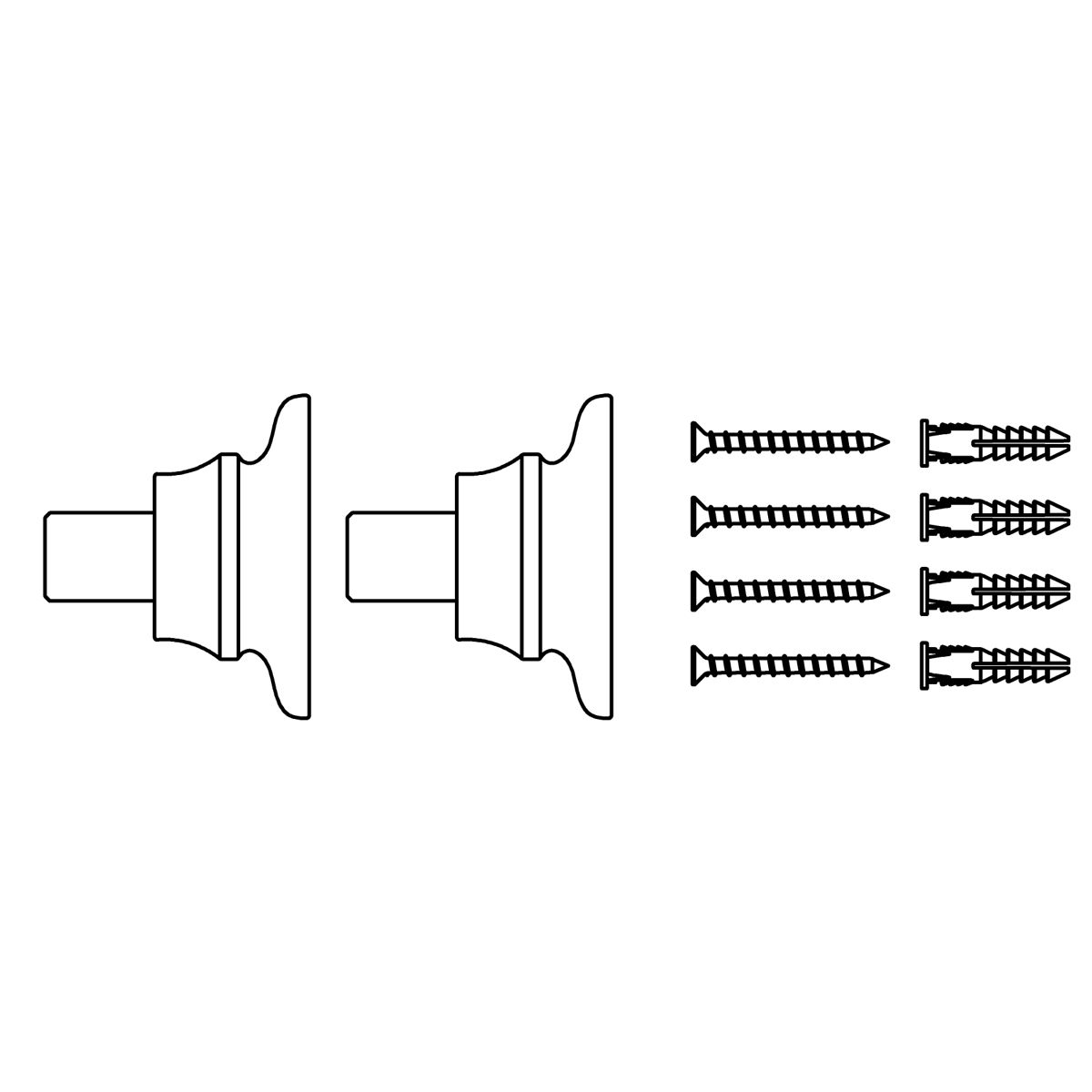 Kohler Genuine Parts Cleat KIT - Vibrant Brushed Nickel