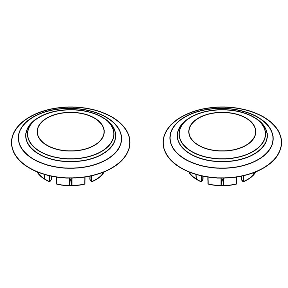 Kohler Genuine Parts KIT, CAP - Vibrant Brushed Nickel