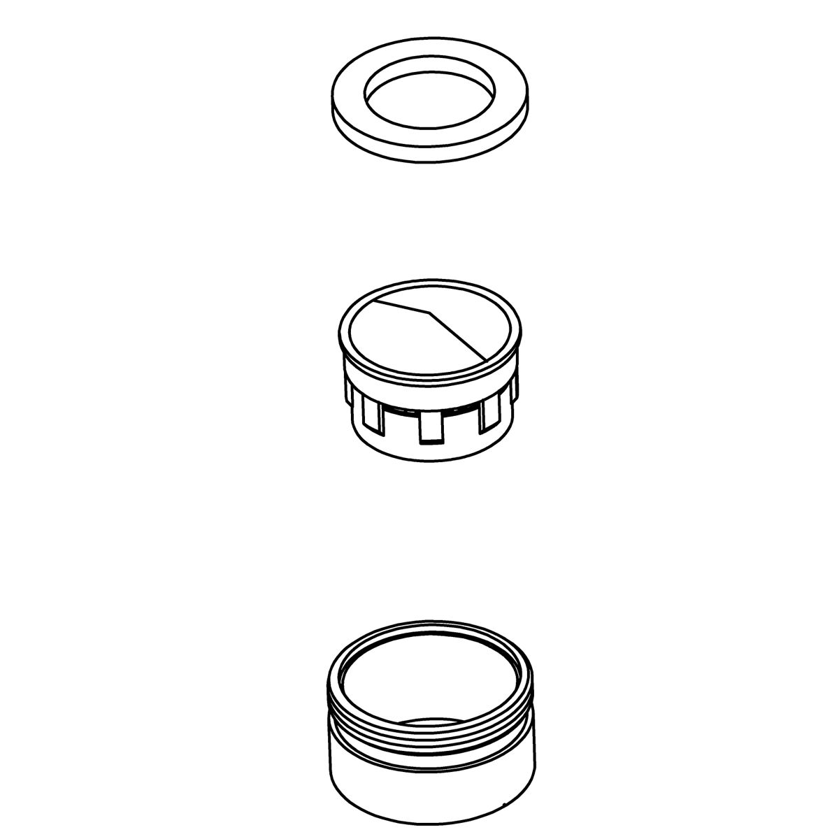 Kohler Genuine Parts Aerator KIT, 1.50 GPM MAX. - Polished Chrome
