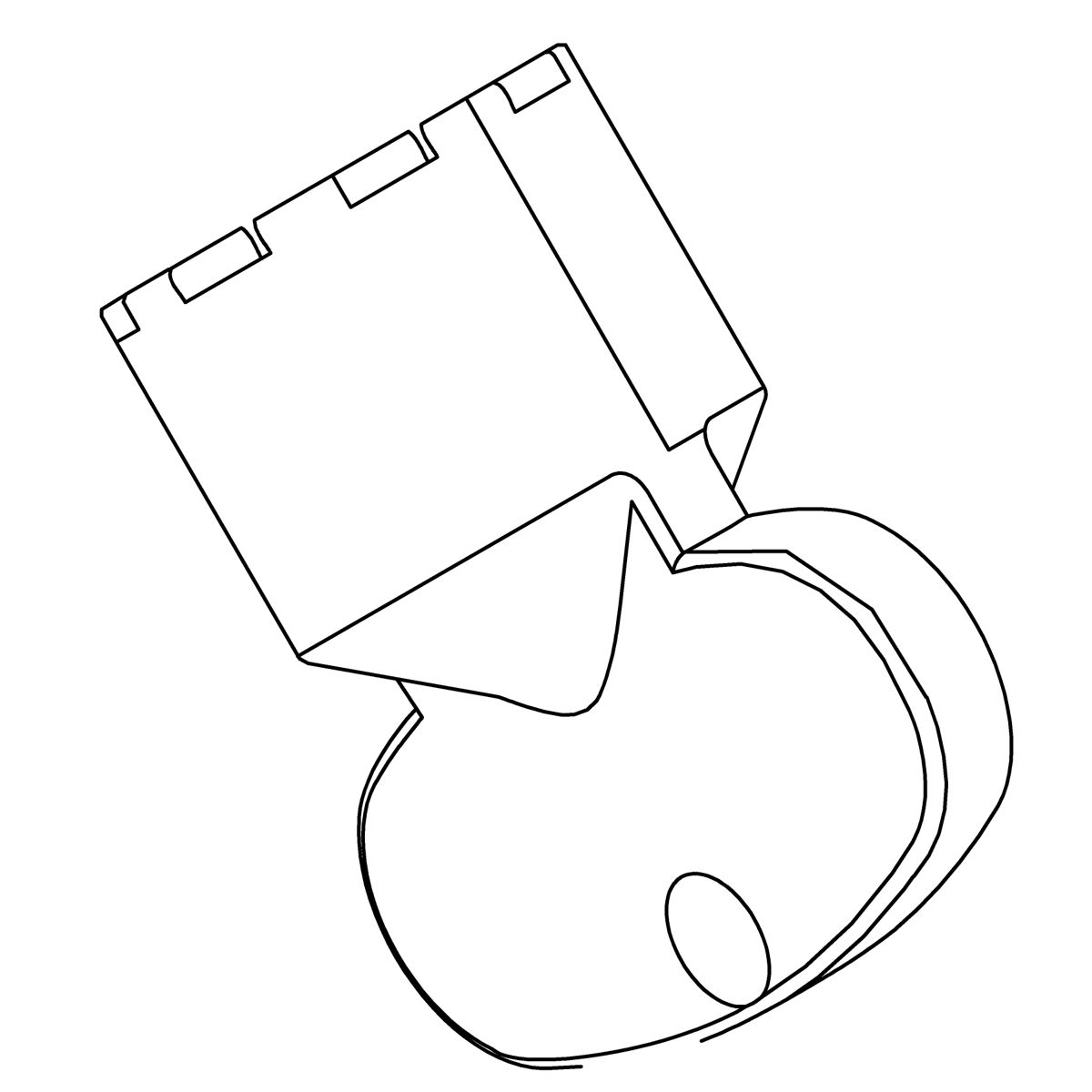 3/4 view of product