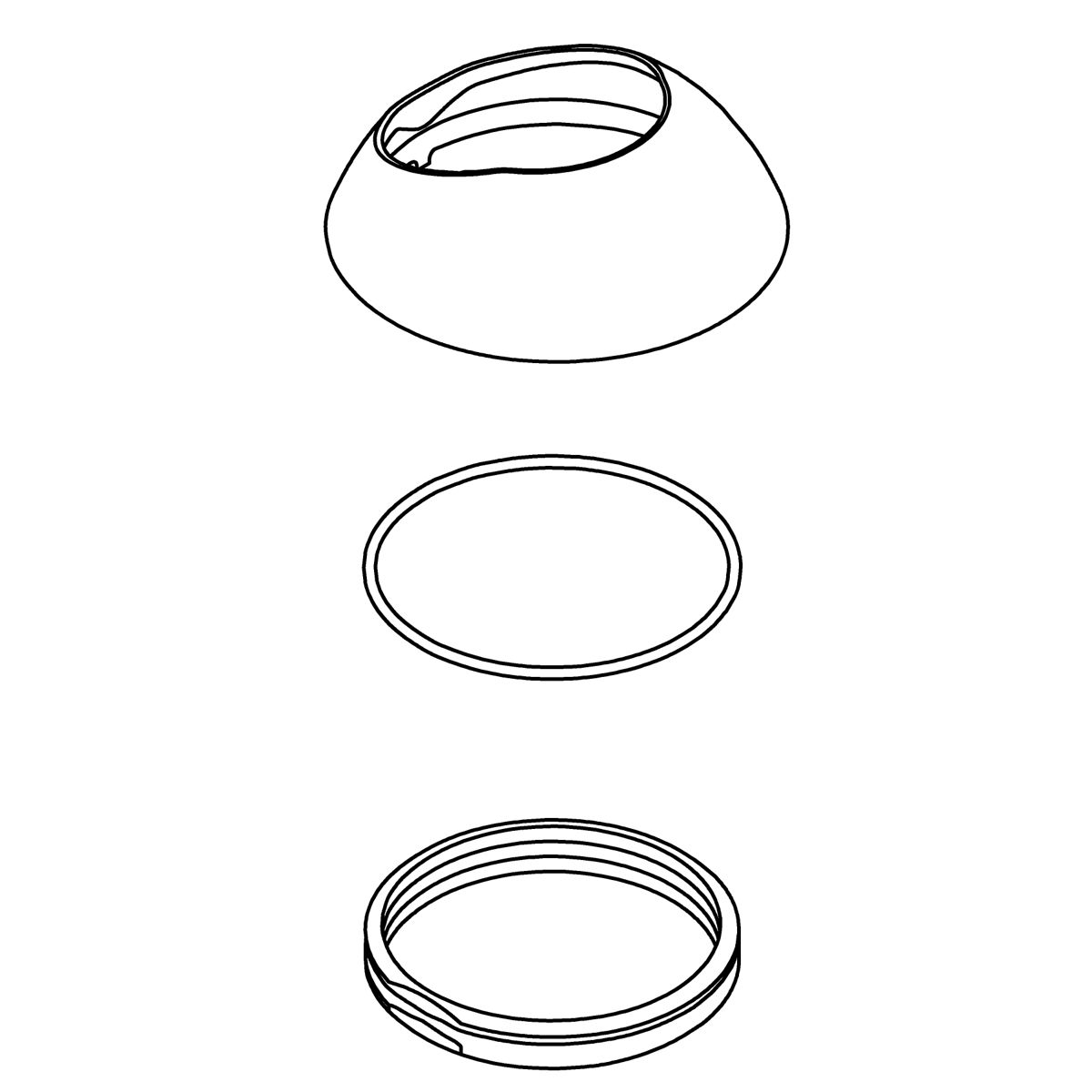 Kohler Genuine Parts Bonnet KIT - Vibrant Stainless Steel