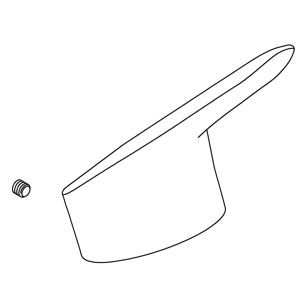 Kohler Genuine Parts Handle KIT - Vibrant Stainless Steel