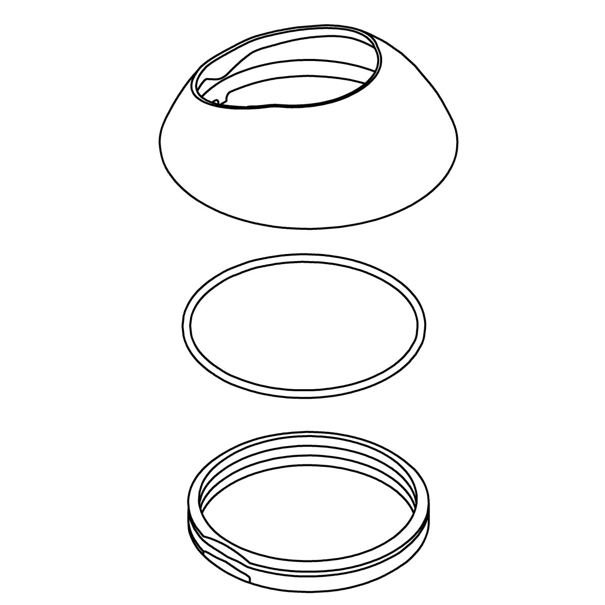 Kohler Genuine Parts Bonnet KIT - Vibrant Stainless Steel