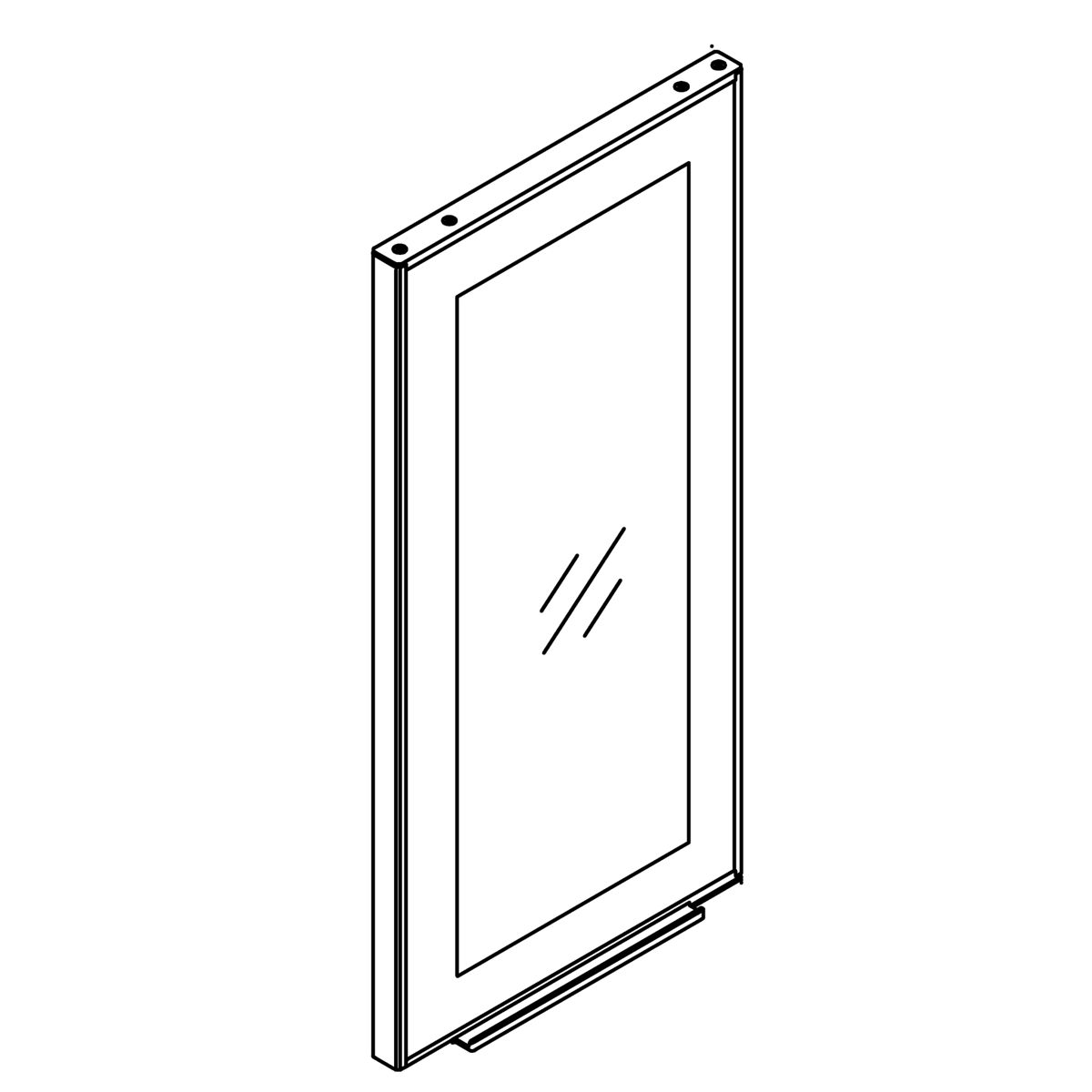 Kohler Genuine Parts Showcase SIDE DOOR FOR 33695-L