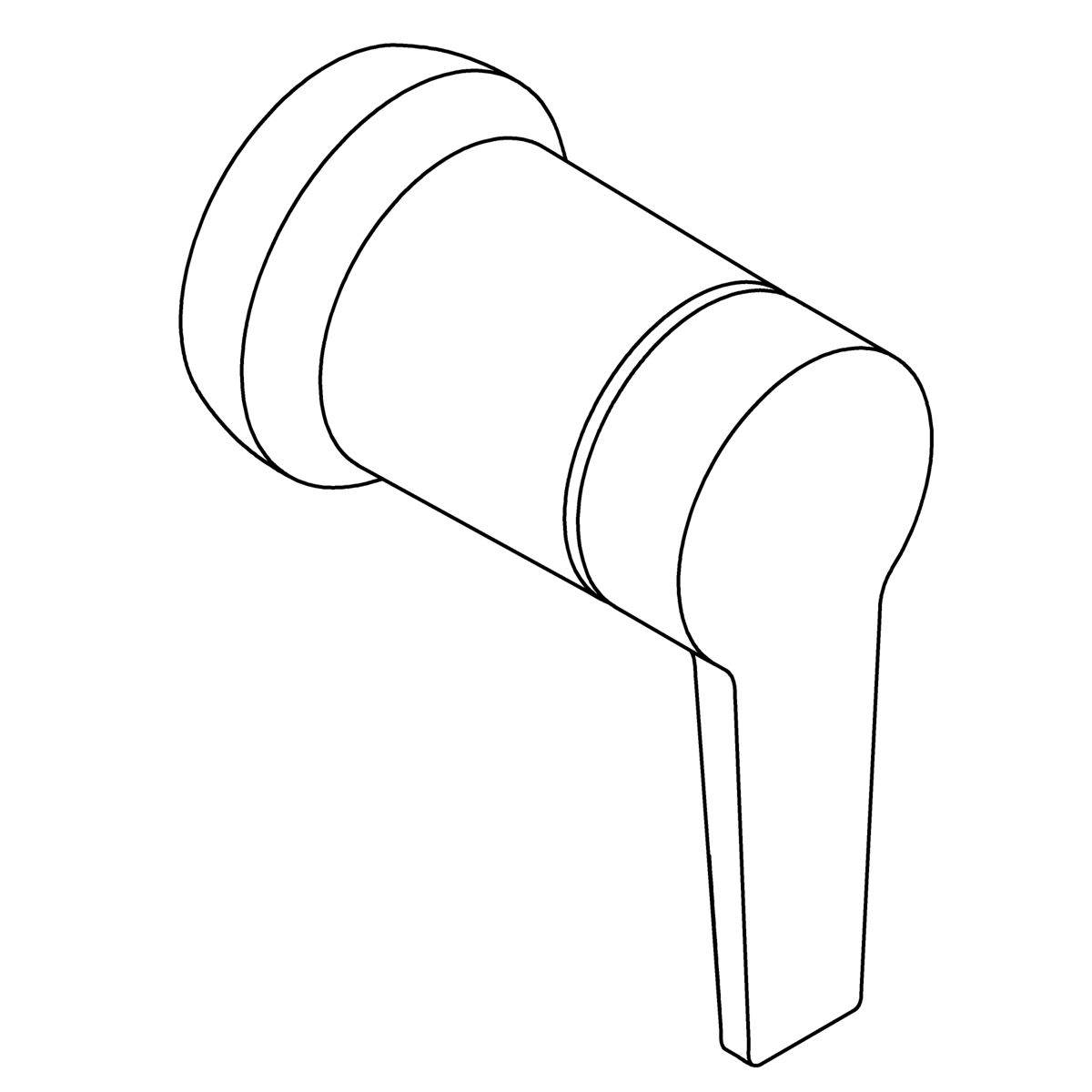 Kohler Genuine Parts Handle Assembly, Lever - Vibrant Brushed Nickel