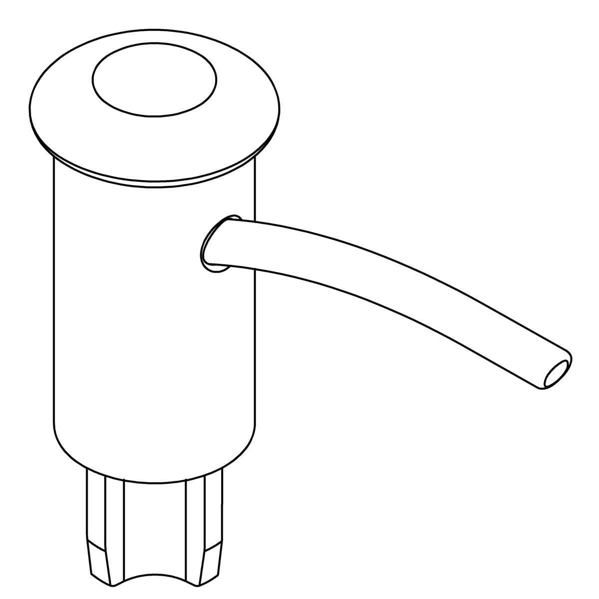 Kohler Genuine Parts Assembly, SOAP HEAD - Vibrant Brushed Moderne Brass