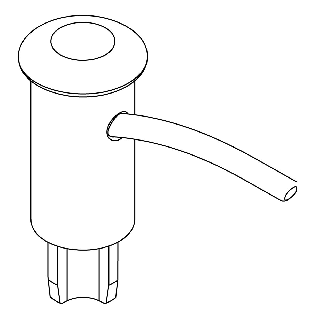 Kohler Genuine Parts SOAP HEAD - Vibrant Brushed Moderne Brass