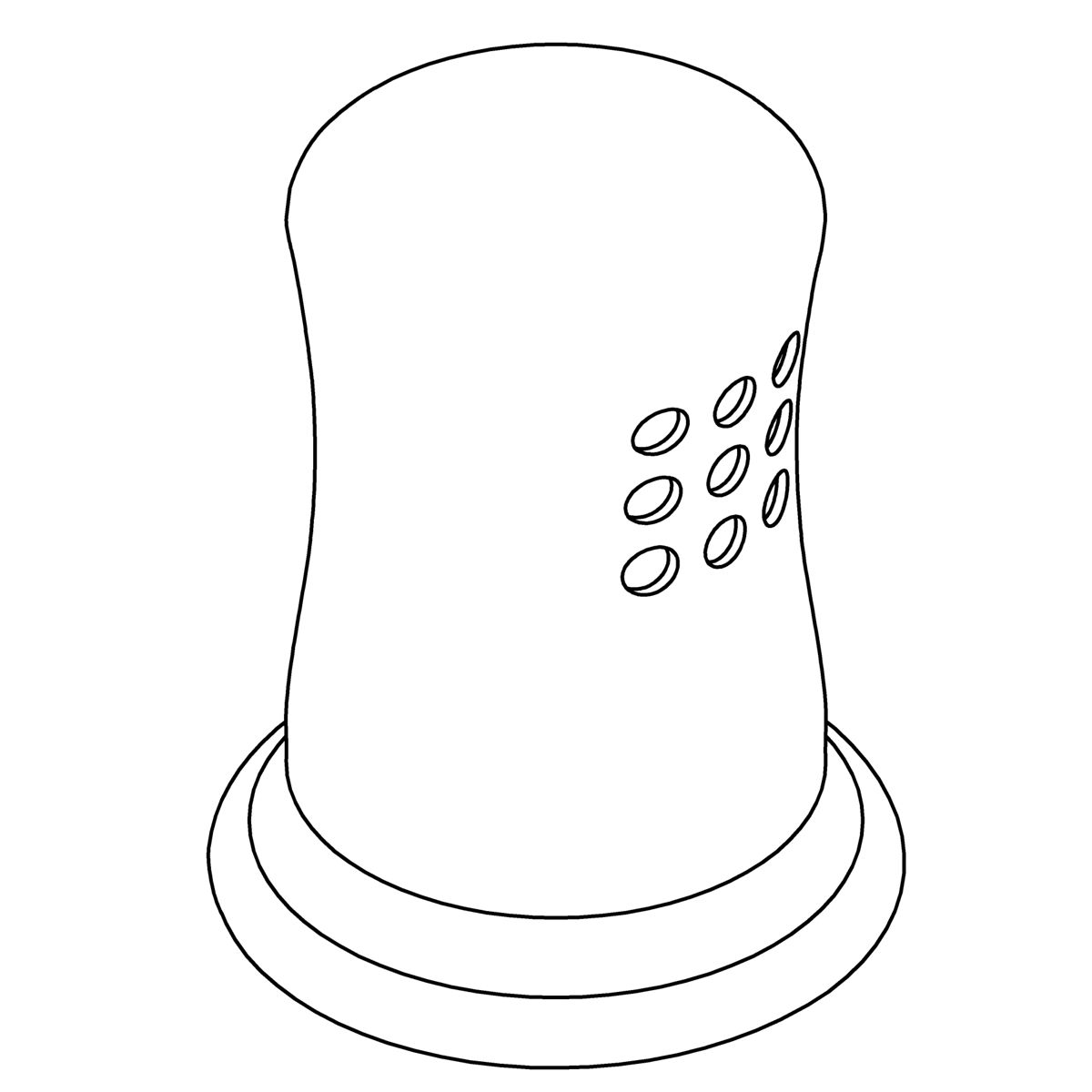 Kohler Genuine Parts Cover, AIR GAP - Vibrant Brushed Moderne Brass