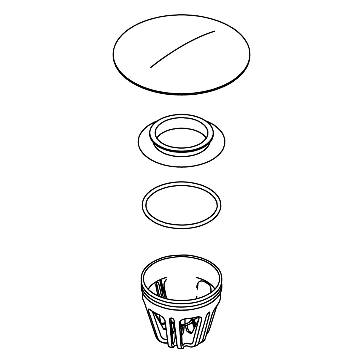 Kohler Genuine Parts TRIM Assembly W/ LOGO - Polished Chrome