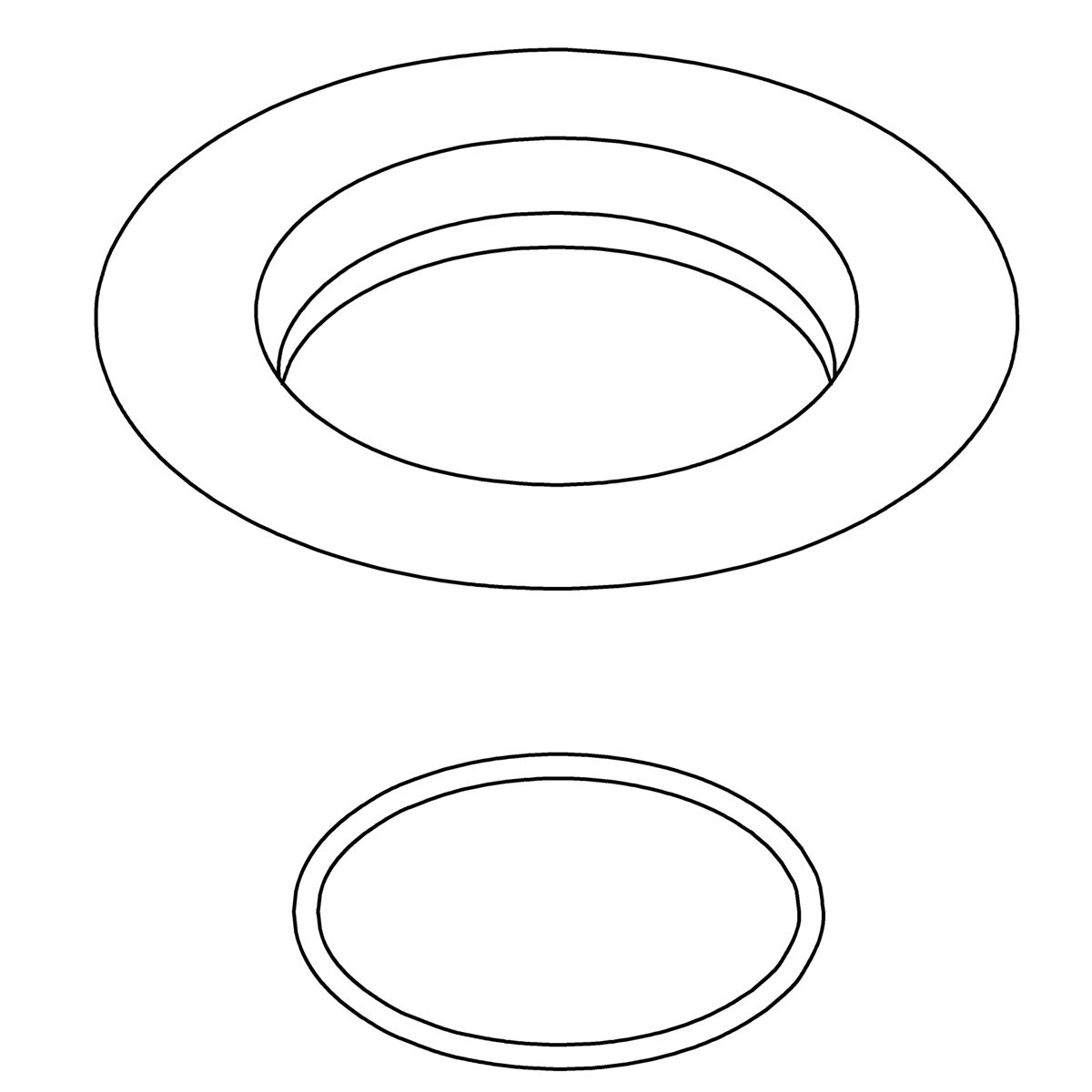 Kohler Genuine Parts Cover WITH O-ring Assembly - Polished Chrome