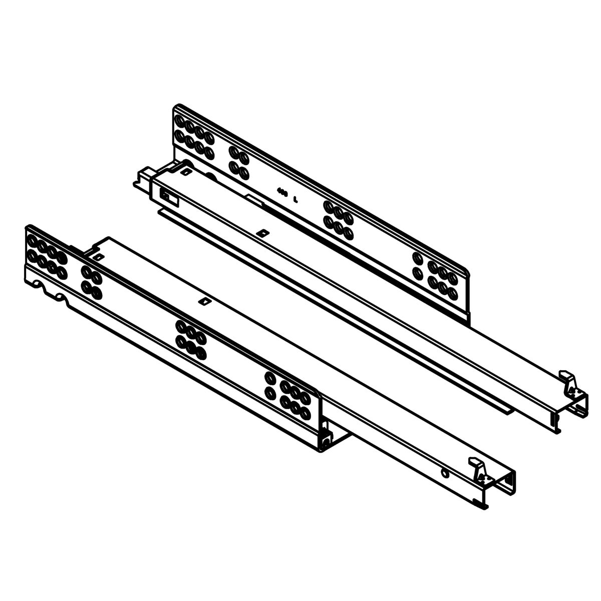Kohler Genuine Parts Drawer Slider Service KIT 400MM