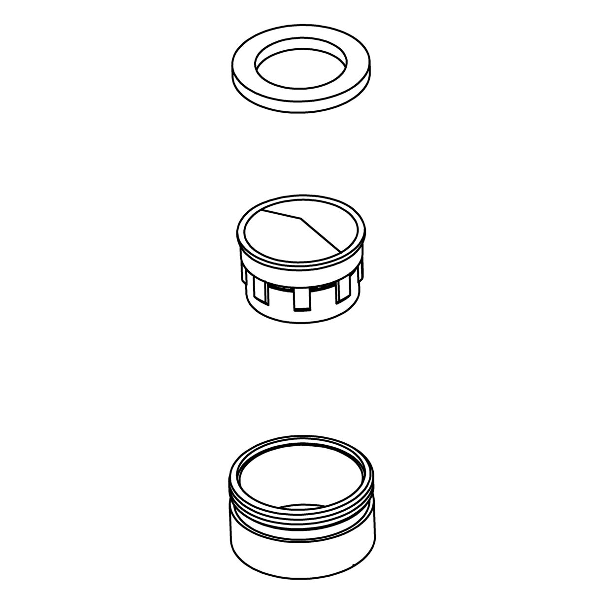 Kohler Genuine Parts Aerator KIT - Polished Chrome