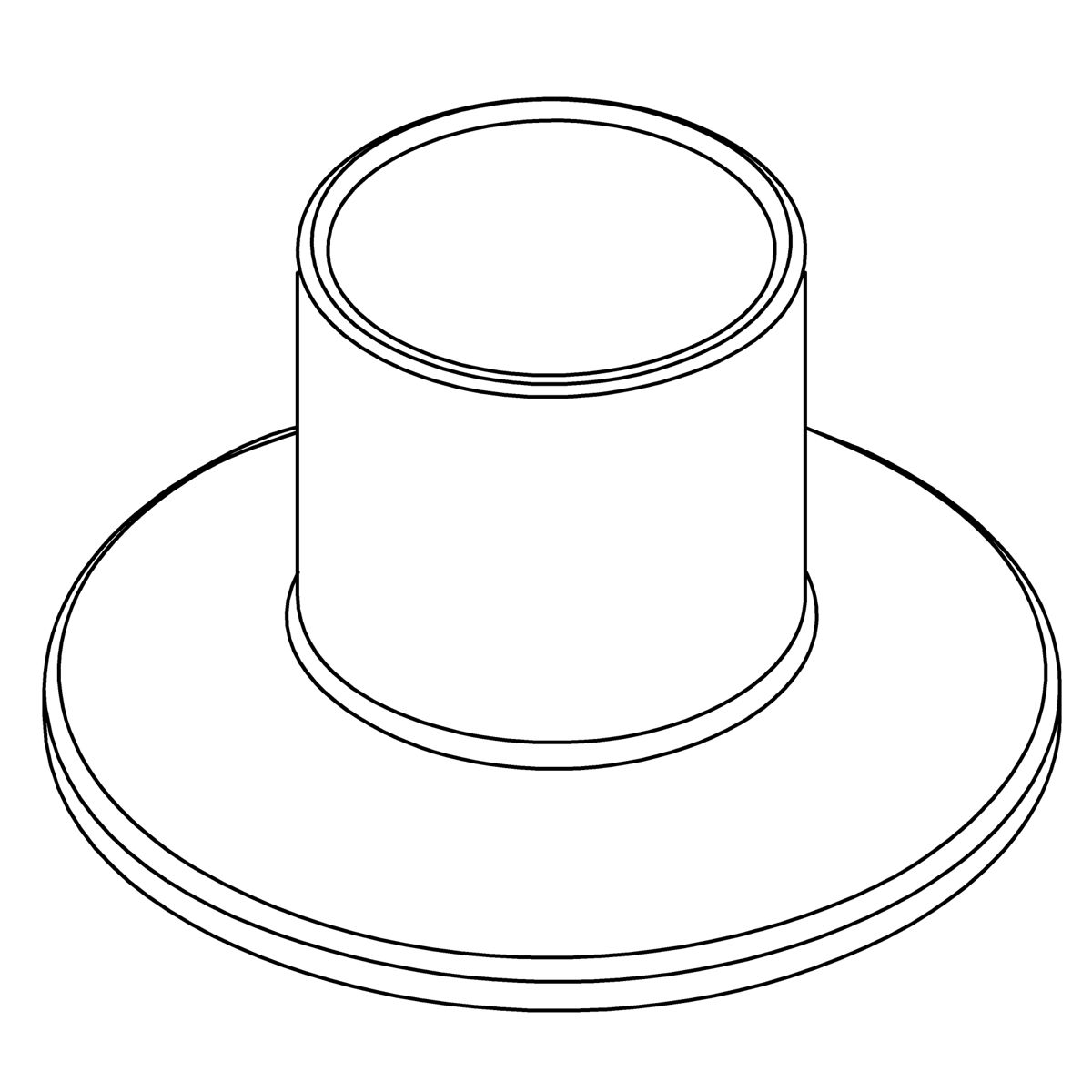 Kohler Genuine Parts Flange KIT - Vibrant Brushed Moderne Brass