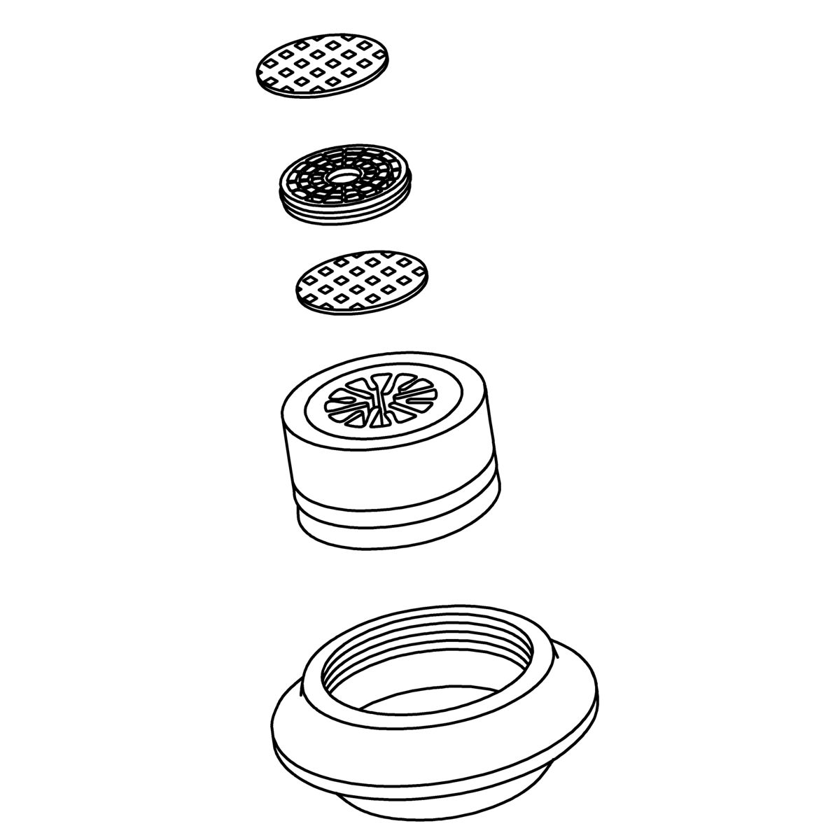 Kohler Genuine Parts KIT, Service, Aerator - Matte Black