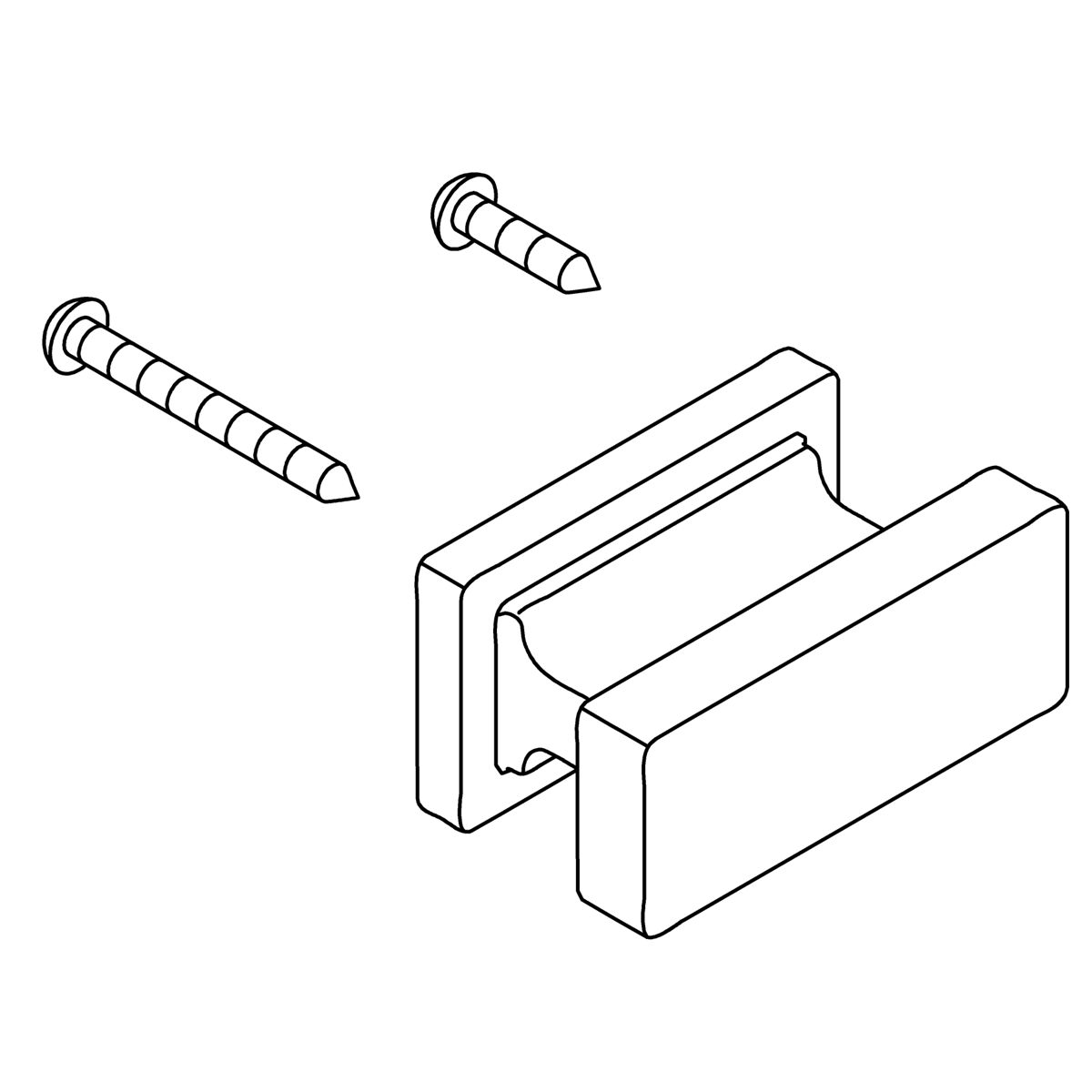Kohler Genuine Parts Service KIT, Charlemont Handle - Hardware Black