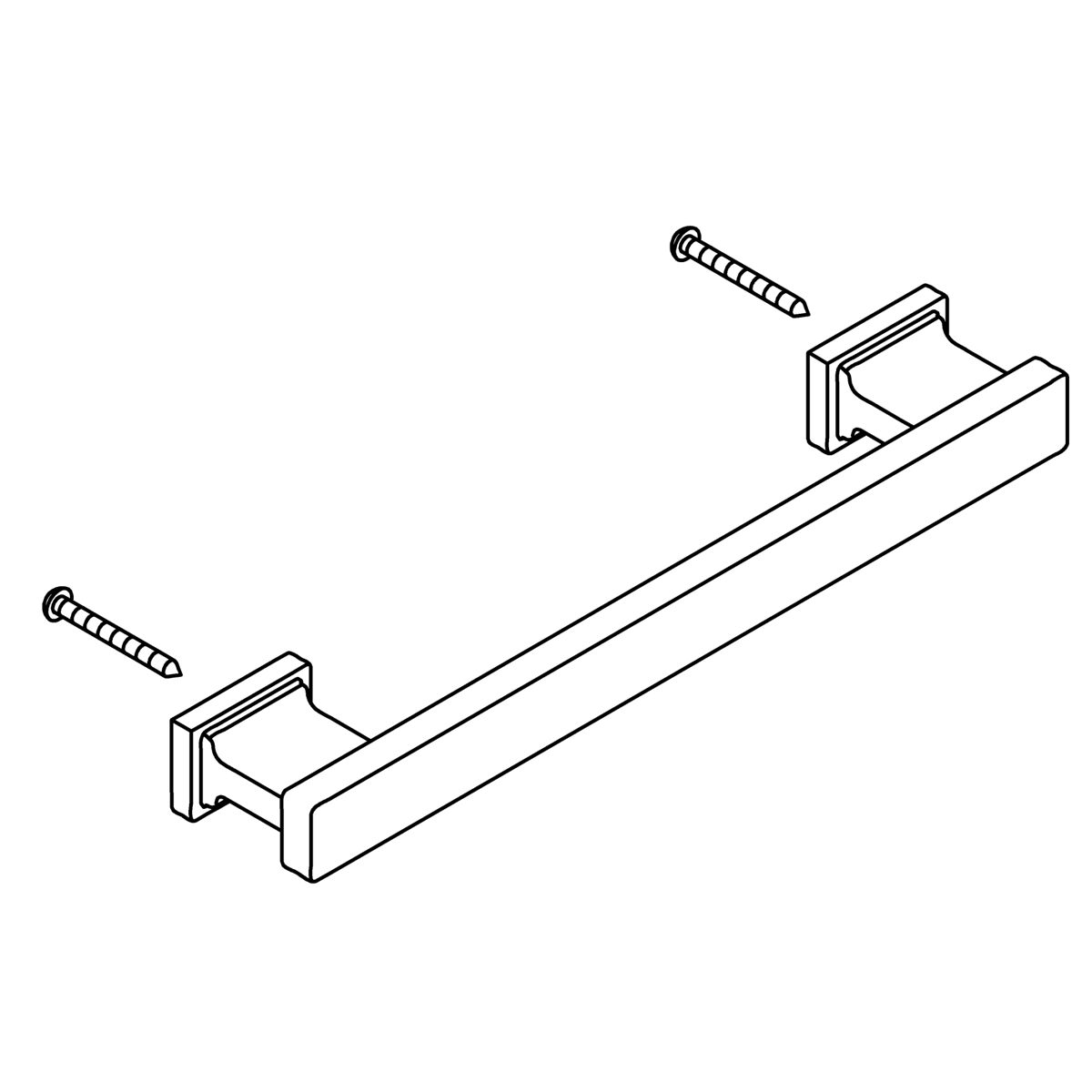 Kohler Genuine Parts Service KIT, Charlemont Handle 5.00 - Hardware Black