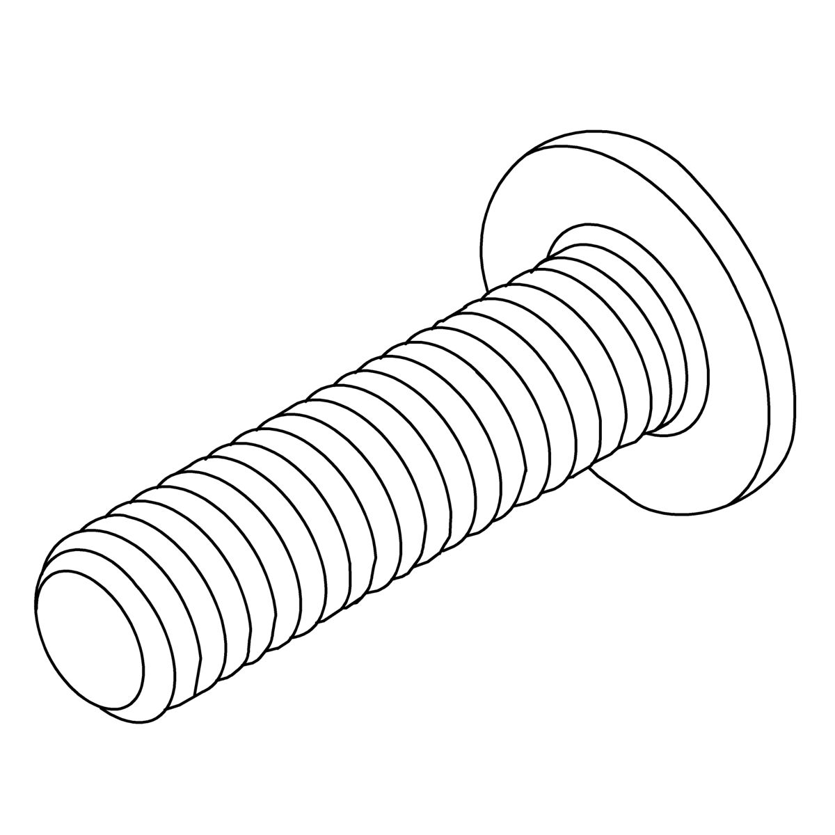 Screw M4 X 15mm