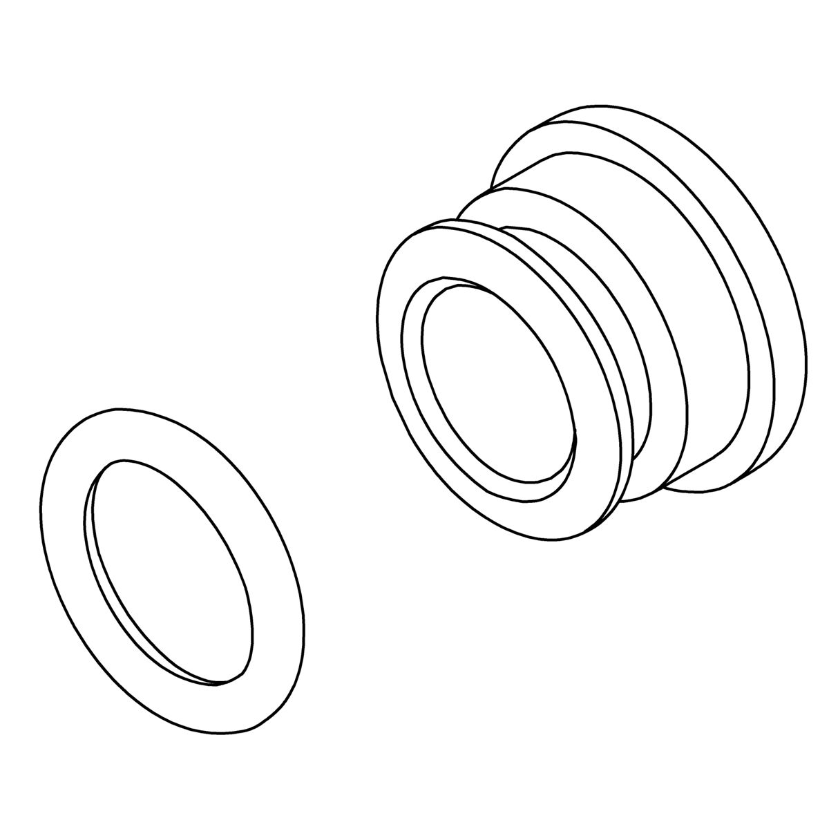 Kohler Genuine Parts CAP KIT - Vibrant Stainless Steel