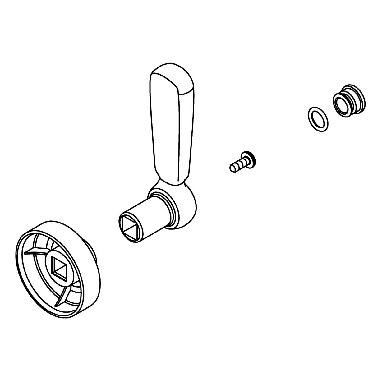 Kohler Genuine Parts Handle KIT - Vibrant Stainless Steel