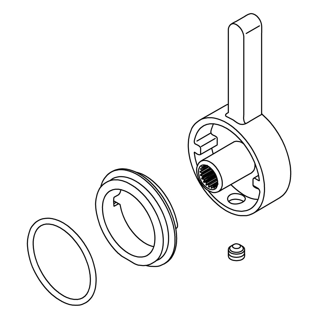 Kohler Genuine Parts Handle Assembly KIT - Matte Black