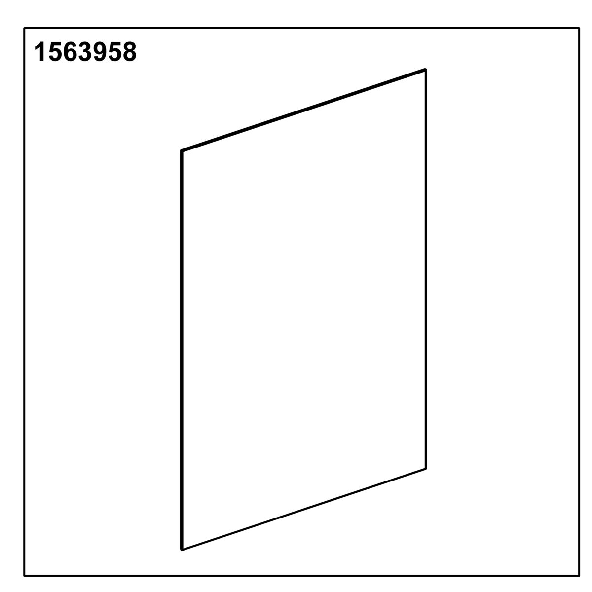 Kohler Genuine Parts OPP 15''X26'' DOOR ASSM