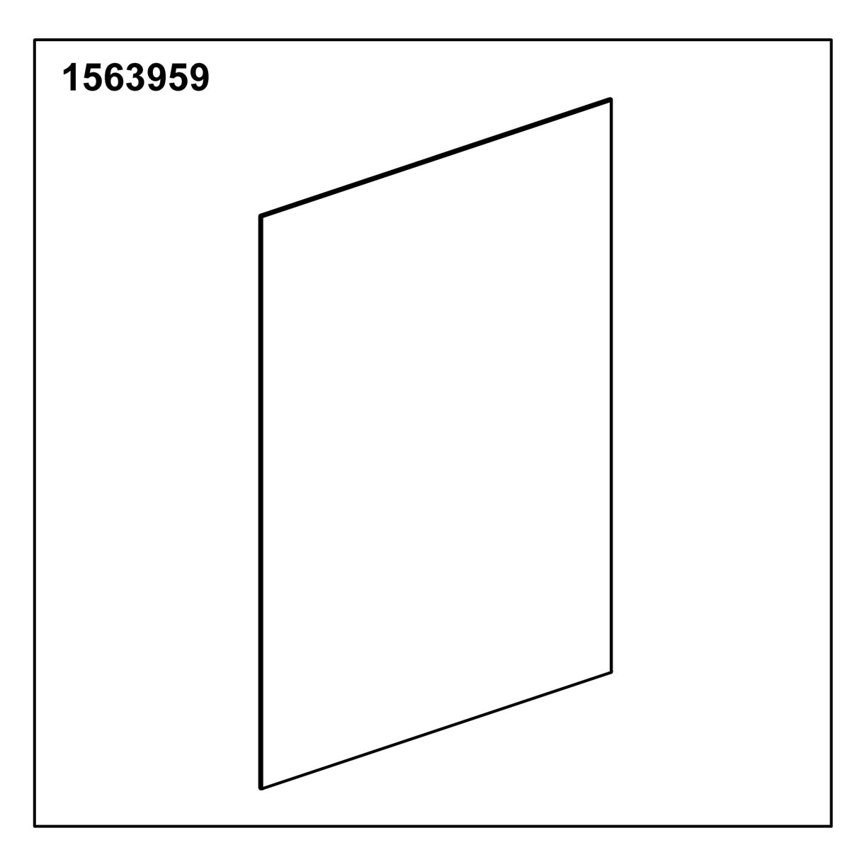 Kohler Genuine Parts OPP 20''X26'' DOOR ASSM